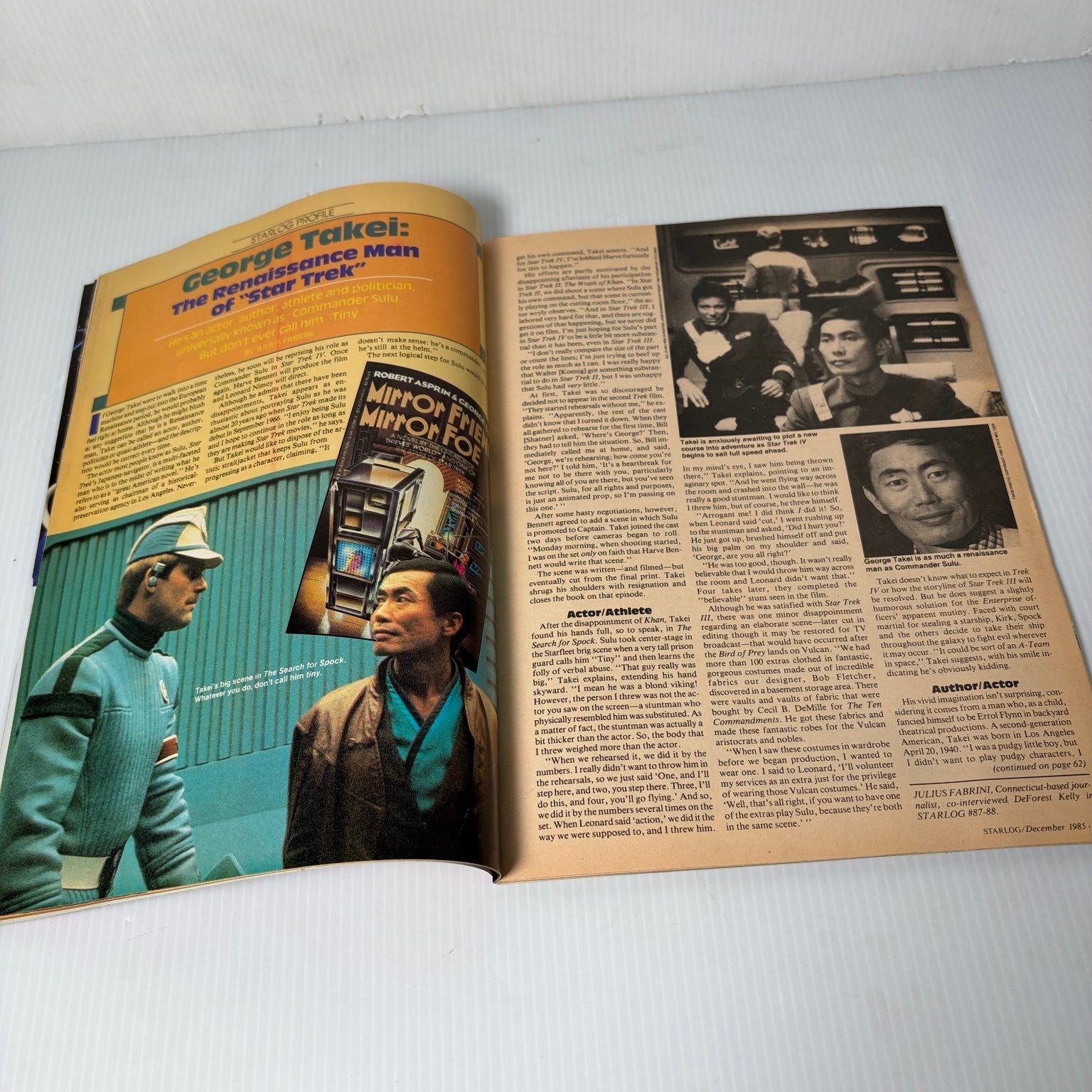 STARLOG Magazine December 1985 Ewok Warwick Davis Star Wars