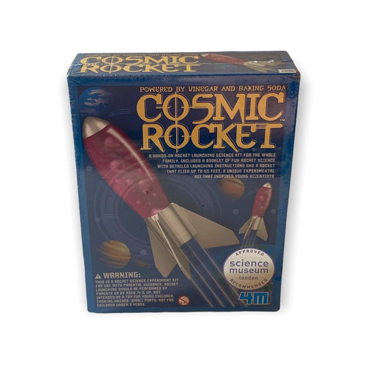 4M Cosmic Rocket Launching Science Hobby Experiment Kit With Booklet New