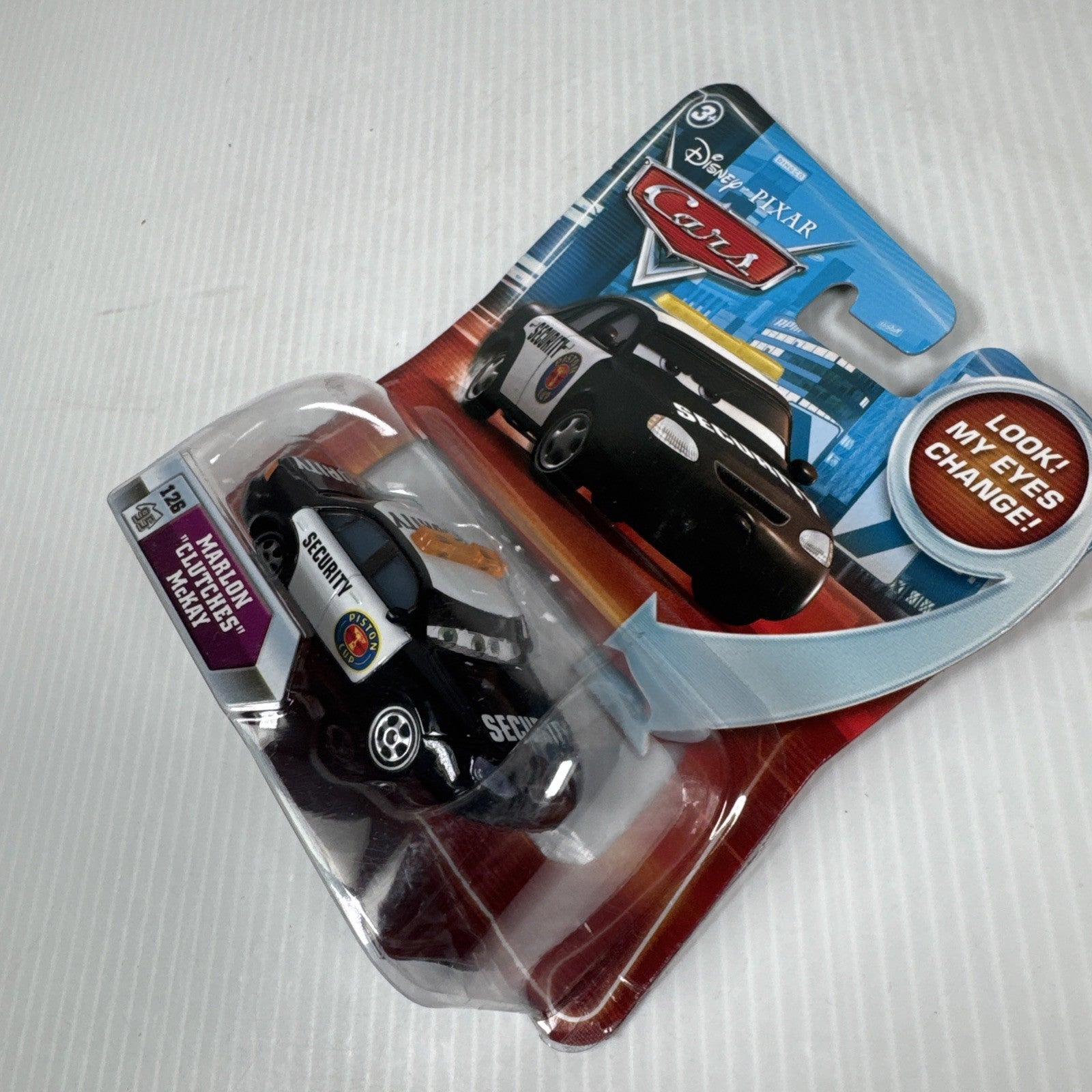 2009 Disney Pixar Cars w Lenticular Eyes Marlon Clutches McKay #126 Toy Car NISP