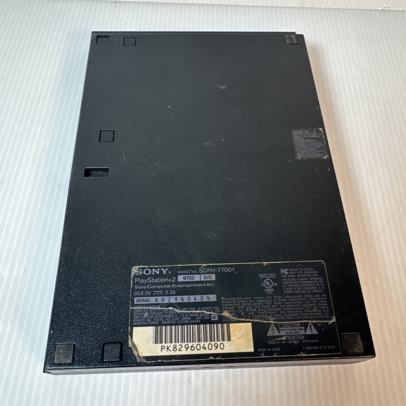 Sony PlayStation 2 PS2 Slim Console Only Model SCPH-77001 UNTESTED AS IS