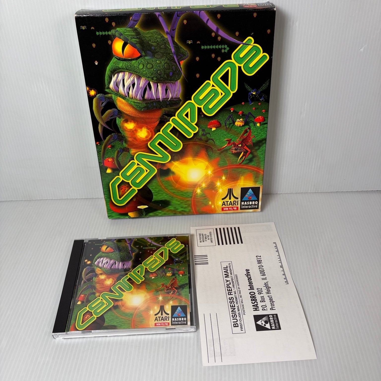 Centipede PC Windows 95 98 Video Game Classic Arcade Shooter Big Box Complete