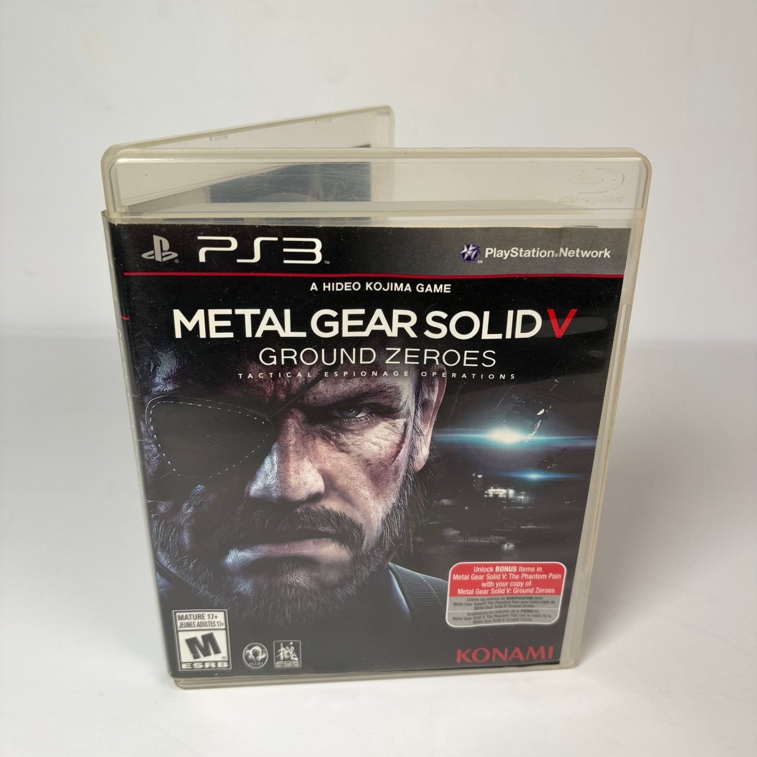 Metal Gear Solid V Ground Zeroes PS3 Video Game Tactical Espionage Complete CIB