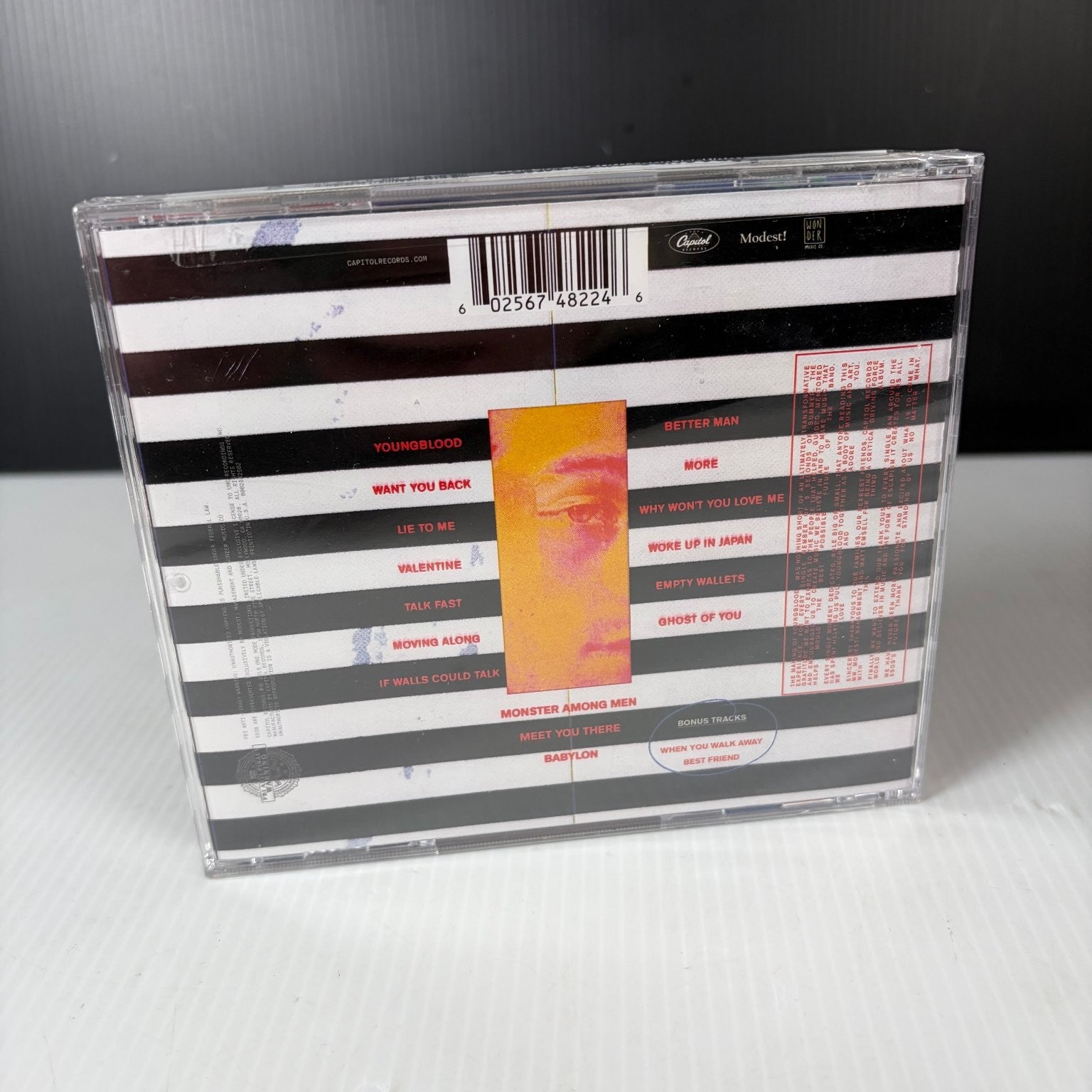 5 Seconds of Summer Youngblood CD Ashton Cover Target Exclusive Pop Capitol