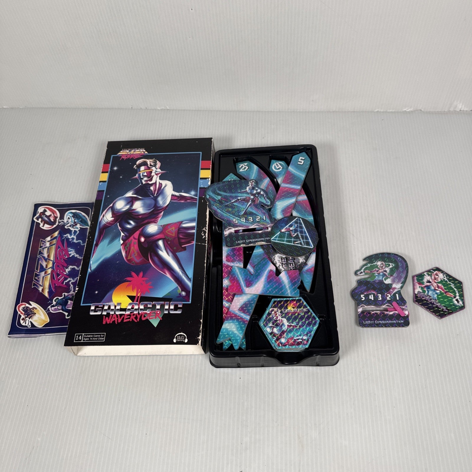 Lazer Riderz Action Adventure Board Game Original Series Box Set - Used