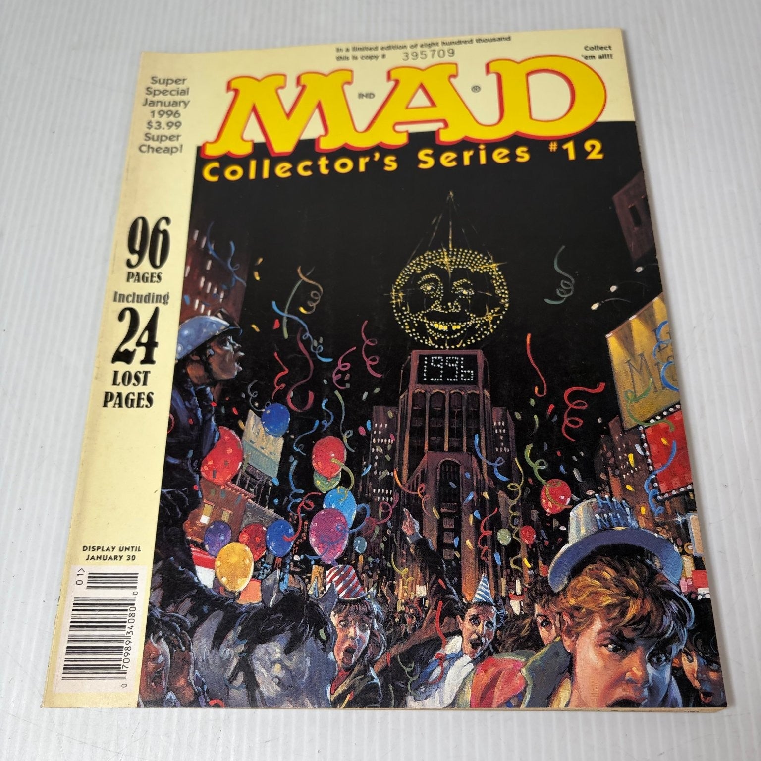 MAD Magazine January 1996 Collector's Series #12 New Year's Times Square Humor