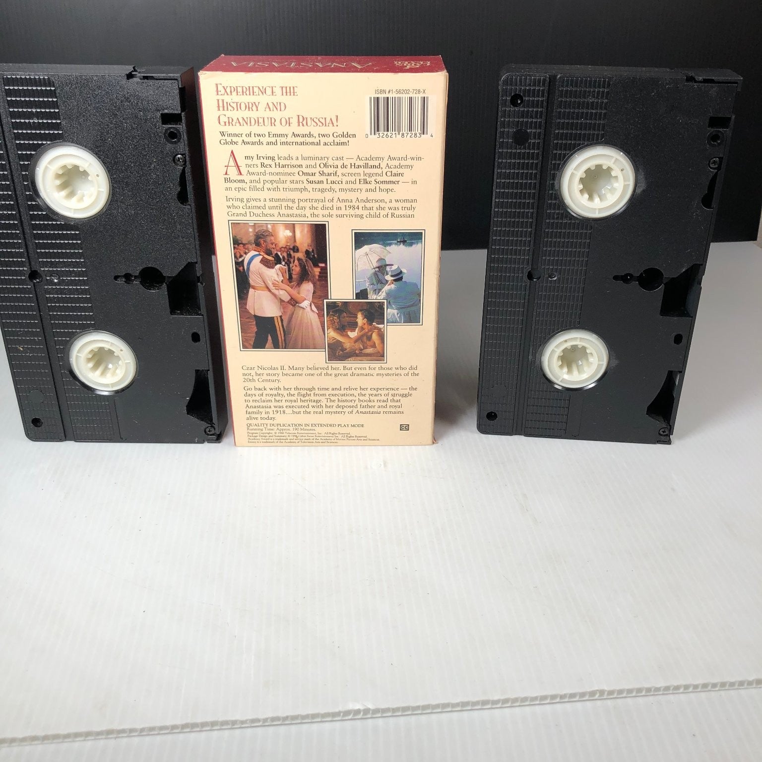 Anastasia VHS 1986 Drama 2-Part Set Cabin Fever Entertainment