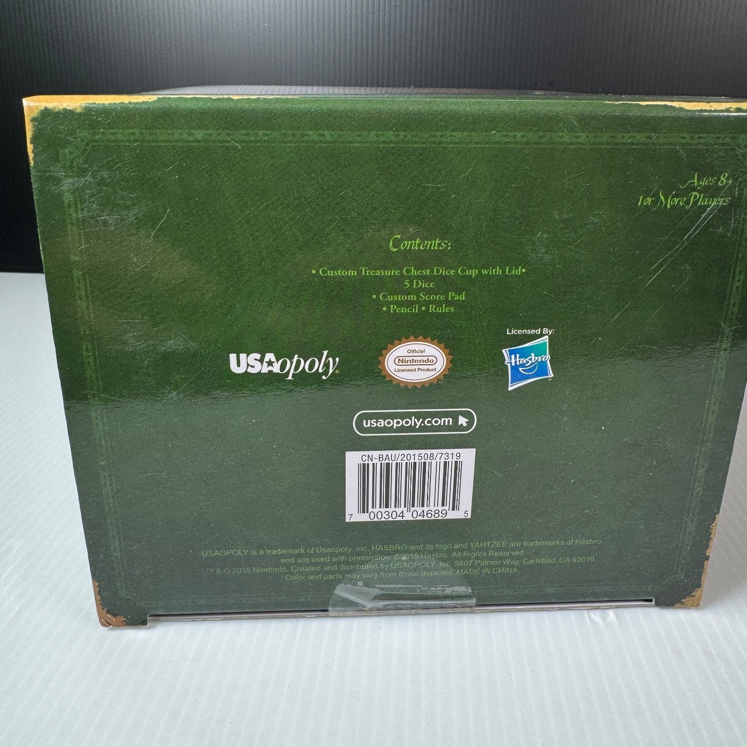 Yahtzee The Legend of Zelda Collector's Edition Dice Game Ages 8+