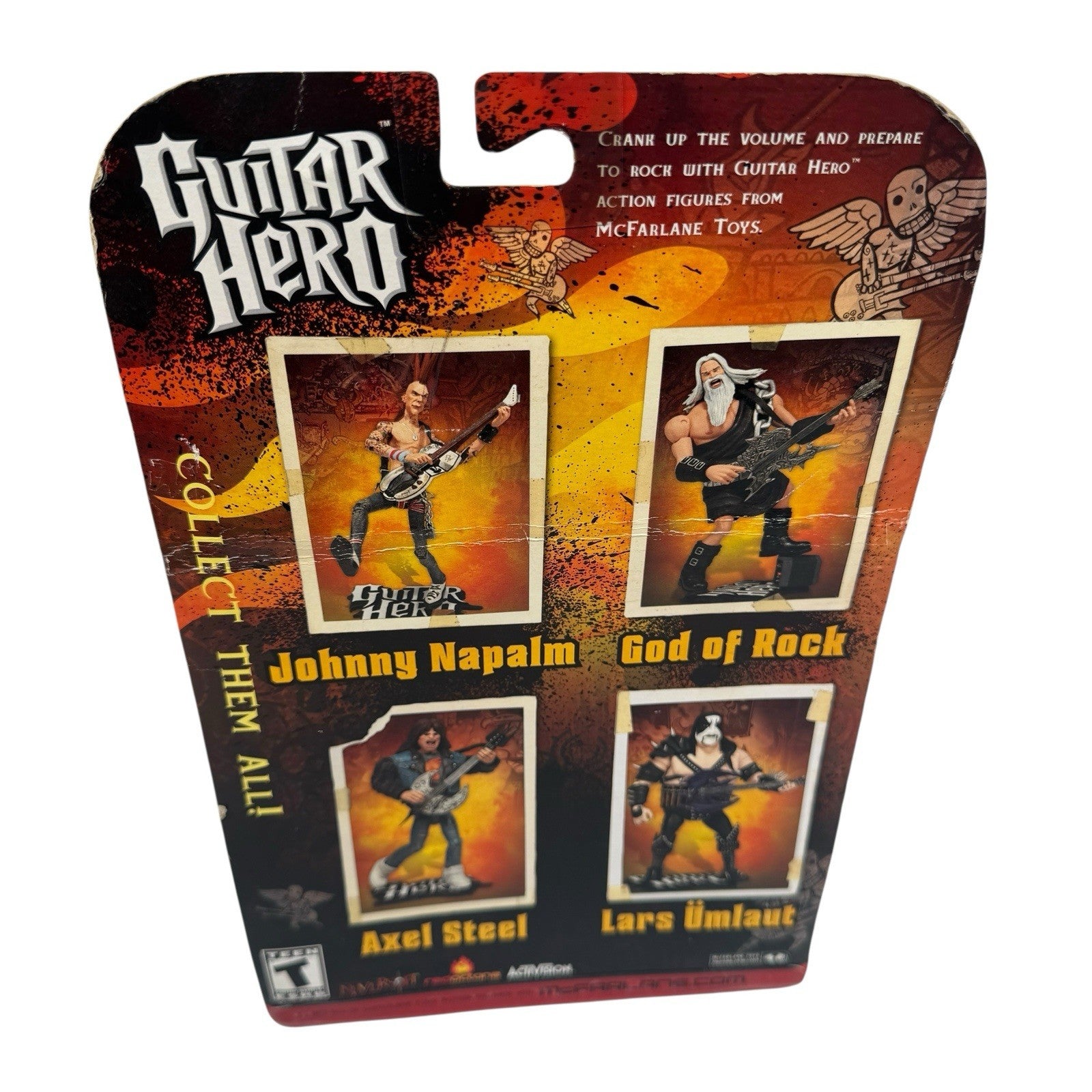 Guitar Hero LEGENDS OF ROCK Johnny Napalm Action Figure McFarlane Toys