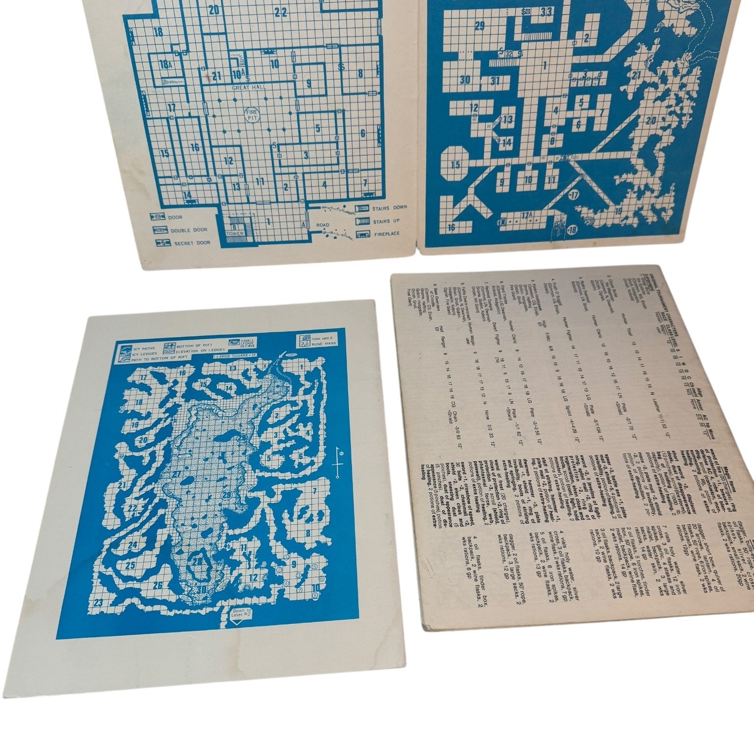 Dungeons & Dragons Against The Giants G1-2-3 Advanced Module 1980 TSR