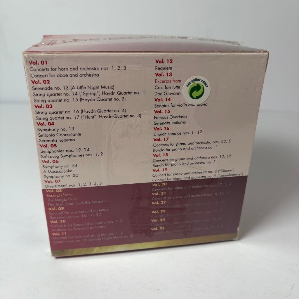 Wolfgang Amadeus Mozart Premium Edition 40 CD Box Set Cascade Classical