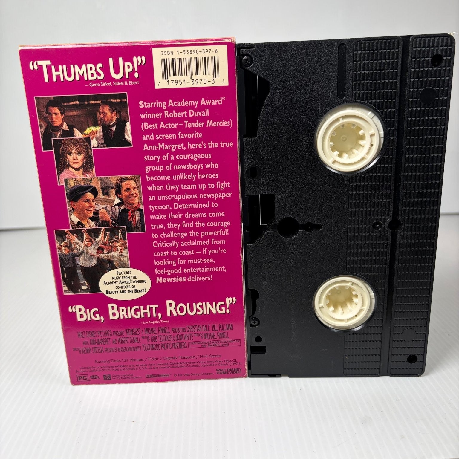 Newsies VHS 1992 Musical Drama Walt Disney Home Video Original Release