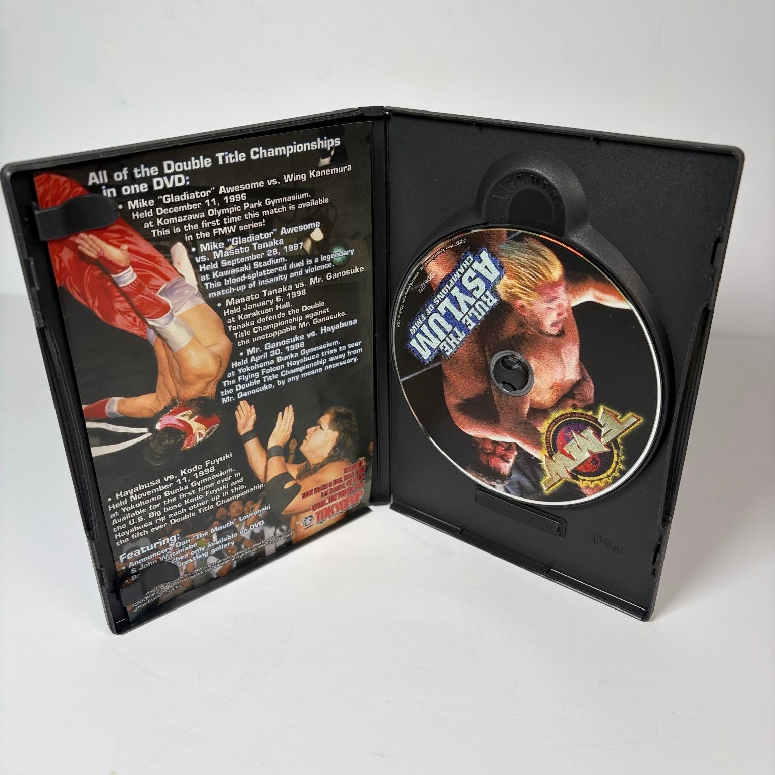 FMW Rule The Asylum Champions of FMW DVD 2003 Hardcore Wrestling Japan