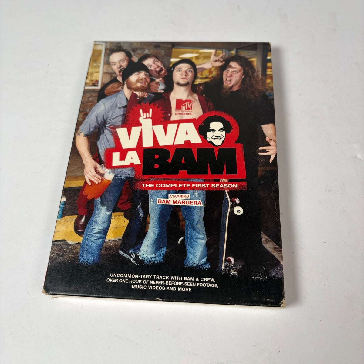 Viva La Bam: The Complete First Season (DVD, 2004) Starring Bam Margera MTV Box