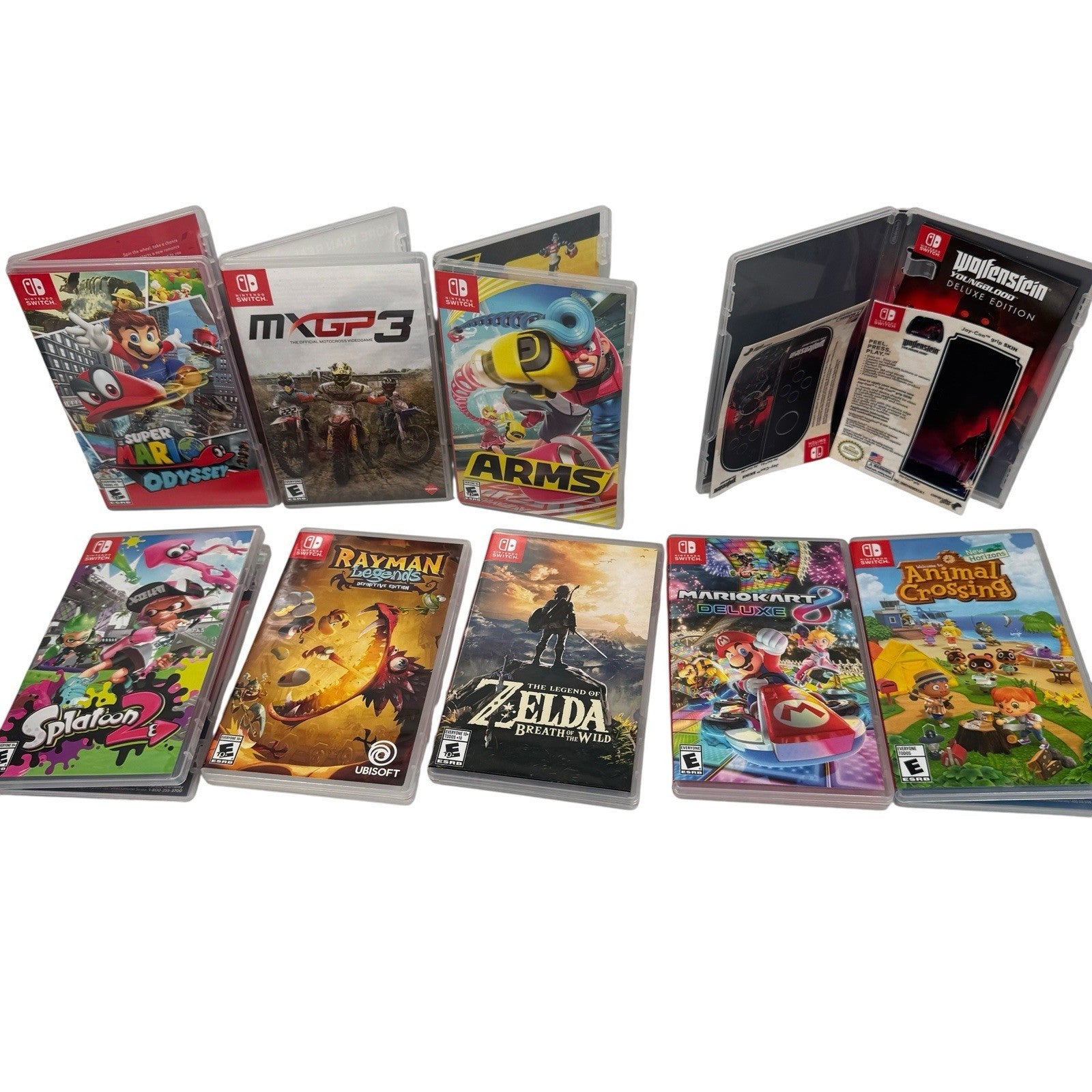 9 Replacement Cases For Nintendo Switch Arms, Splatoon 2, Zelda & More NO GAMES