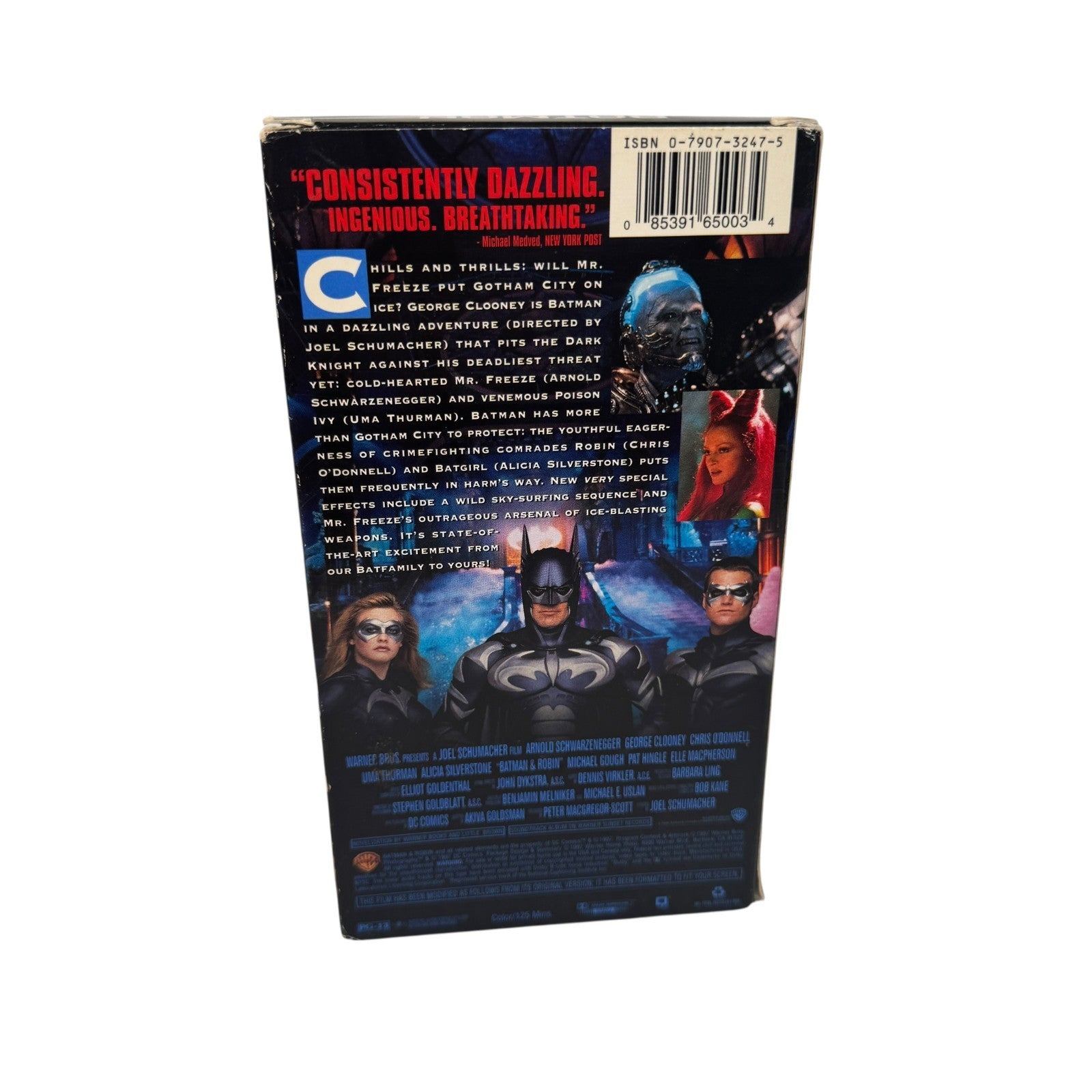 Batman & Robin VHS 1997 Clooney Schwarzenegger Buy 2 Get 1