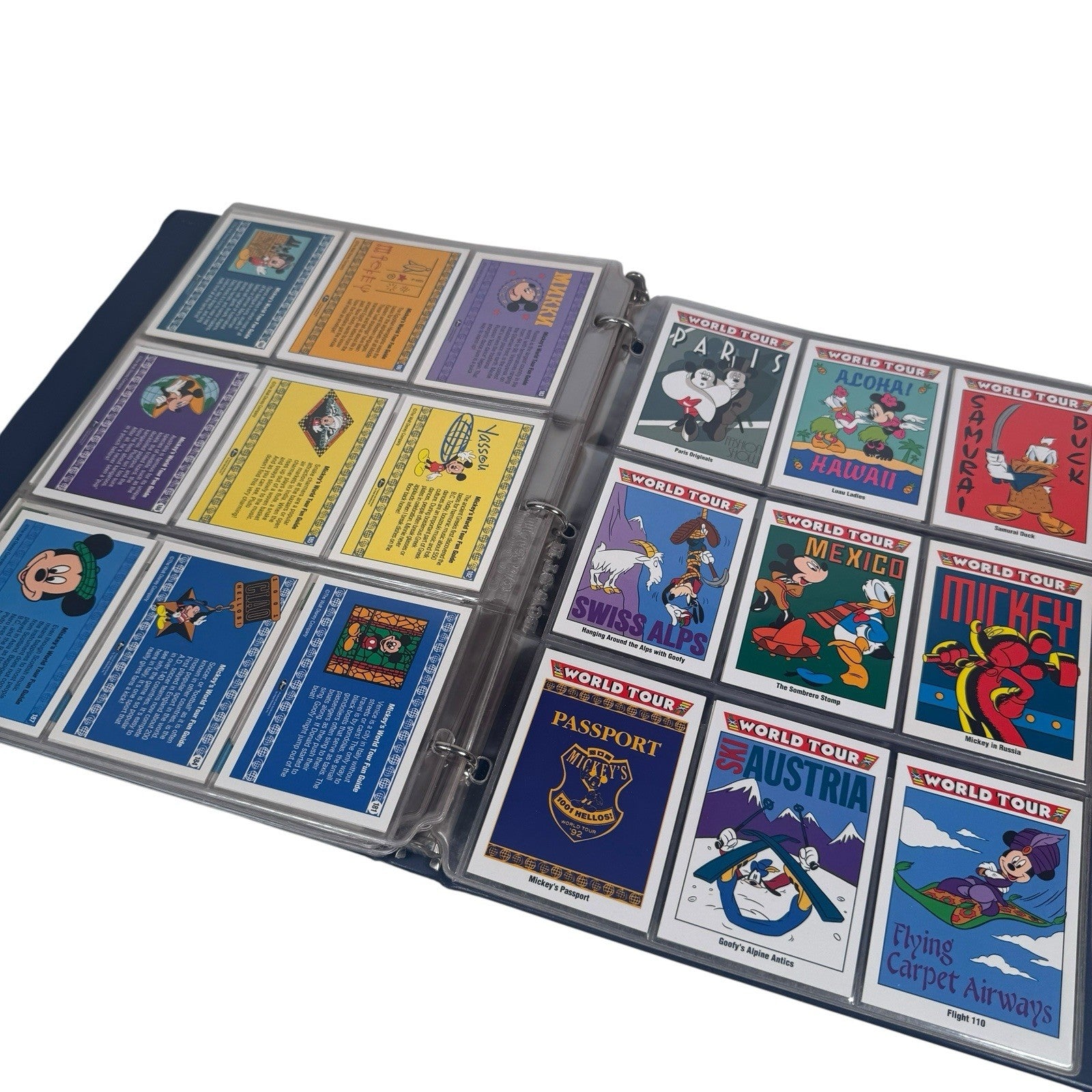 Vintage Impel Disney Collector’s Card Set Nearly Complete In Binder 201 Cards