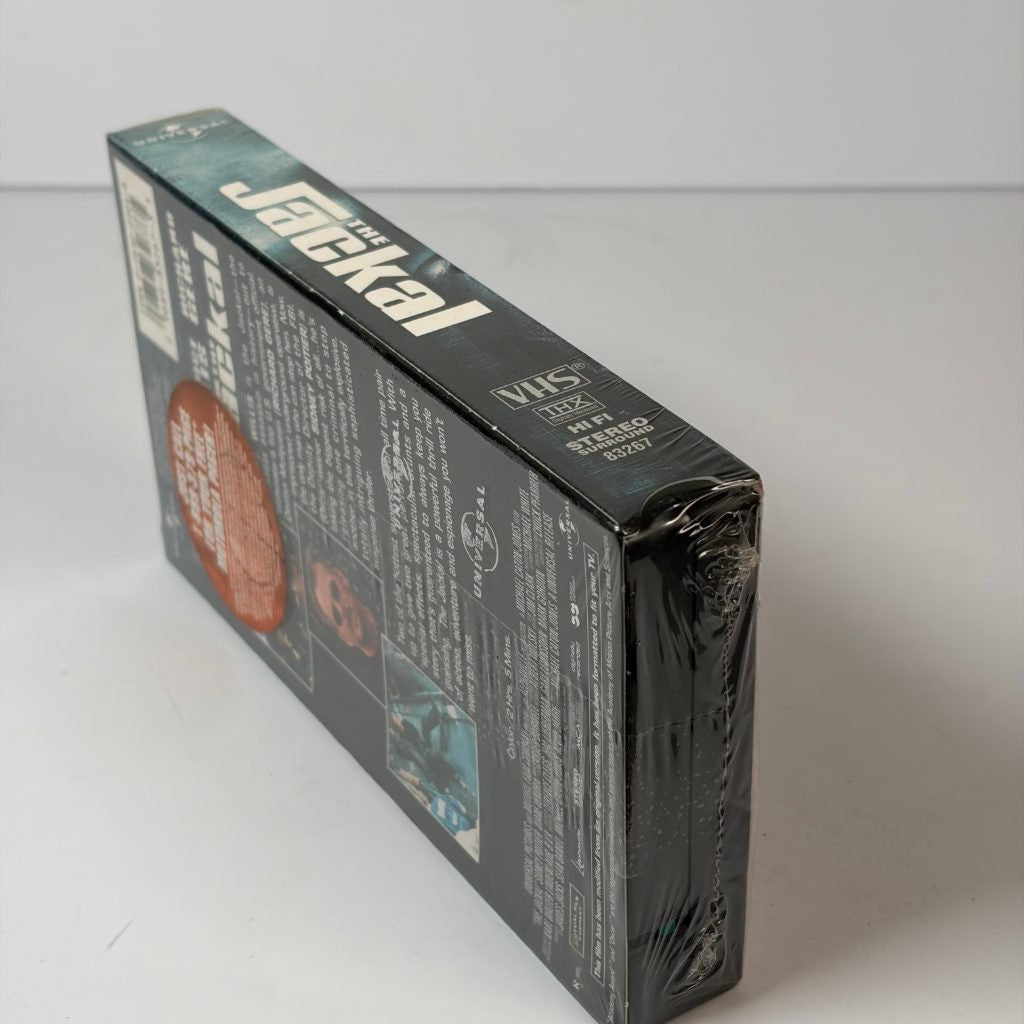 The Jackal VHS Bruce Willis Richard Gere SEALED 1998 Universal Behind-the-Scenes