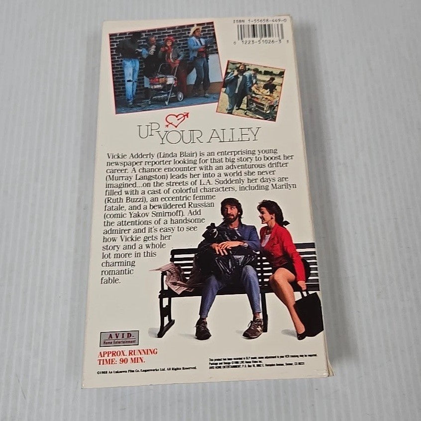 Up Your Alley 1988 VHS Murray Langston Linda Blair Ruth Buzzi