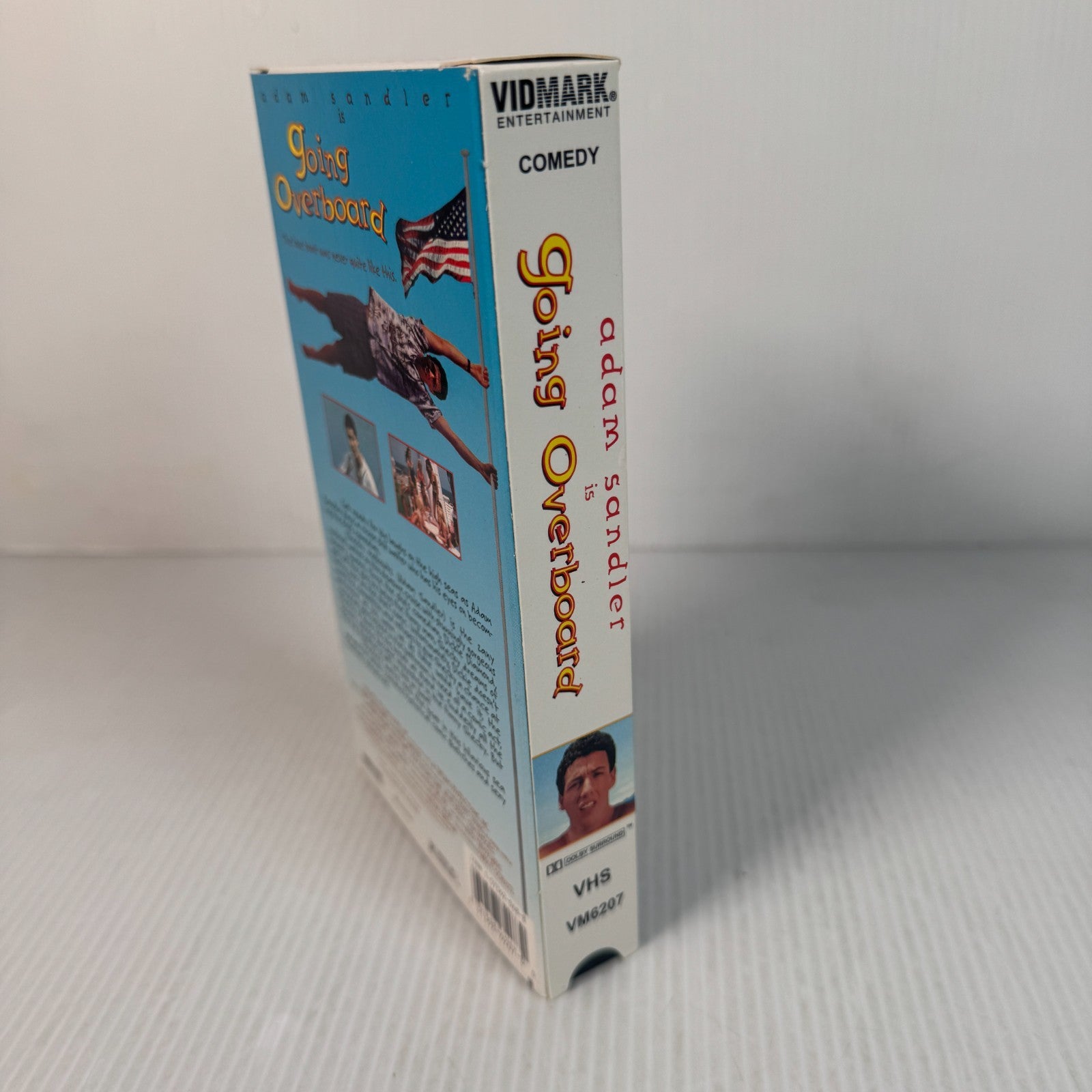 Going Overboard Adam Sandler 1995 Comedy Movie VHS Tape
