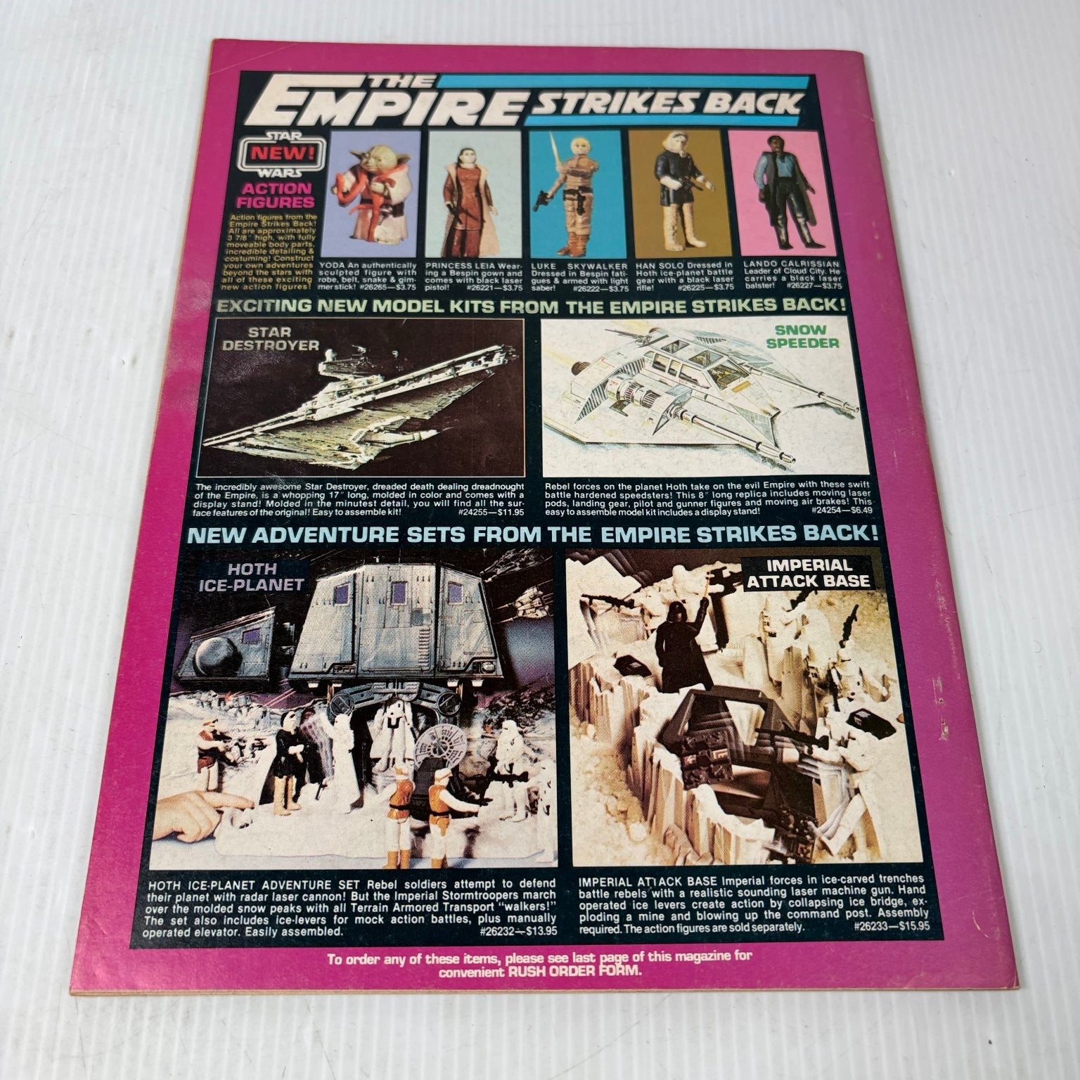 Vampirella Comic Magazine #94 March 1981 Star Wars Empire Strikes Back Ad Horror
