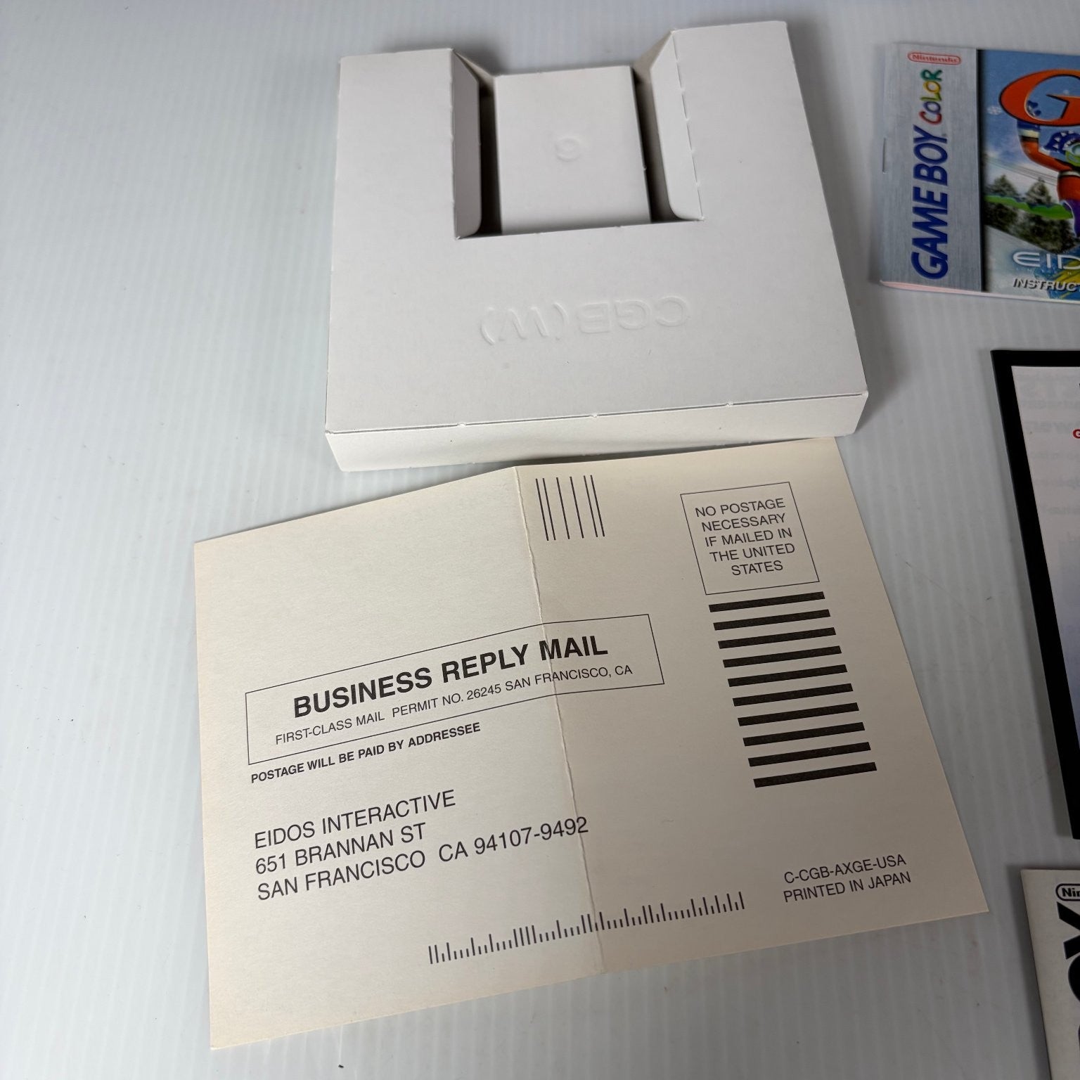 Gex 3 Deep Pocket Game Boy Color Original Box, Manual, Insert Reg Card Eidos