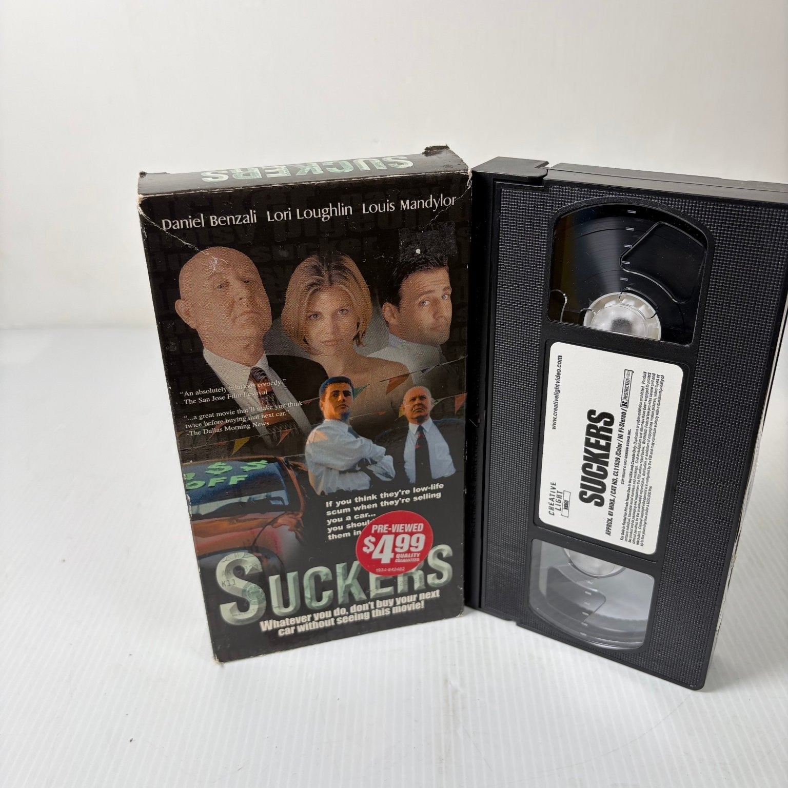 Suckers VHS 1999 Comedy Crime Daniel Benzali Creative Light Video