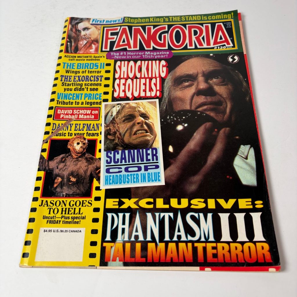 Fangoria 130 March 1994 Phantasm III Jason Goes to Hell Scanner Cop Horror Mag