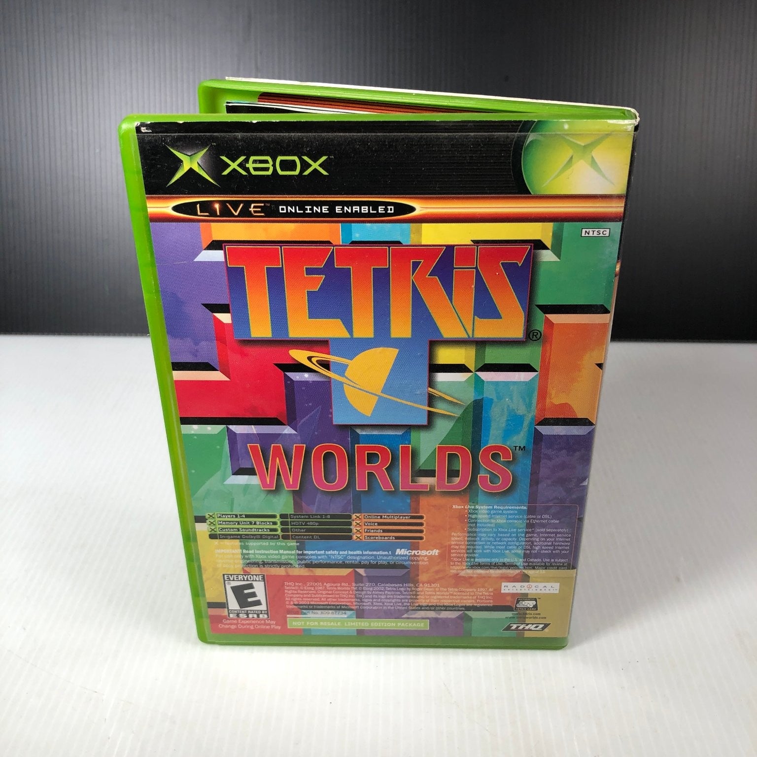Star Wars The Clone Wars & Tetris Worlds 2-Pack Xbox Video Game Complete CIB