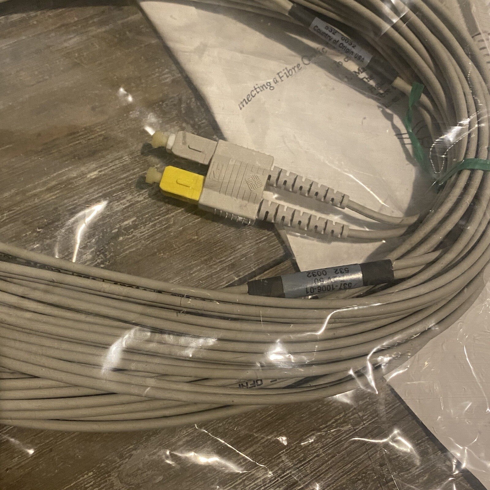 Sun Microsystems 537-1004-01 2m Fiber Optic Cable 50/125 FC/OM Channel Module