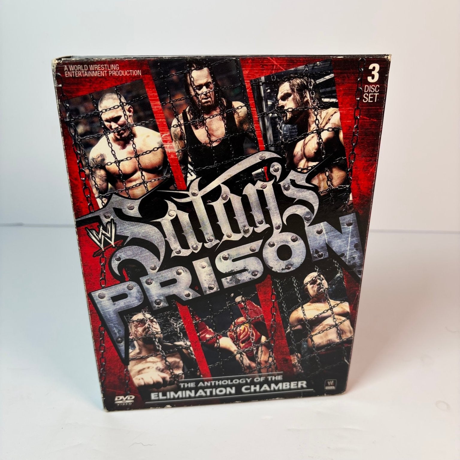 WWE Satan's Prison Anthology Elimination Chamber 2002 DVD 3-Disc Set