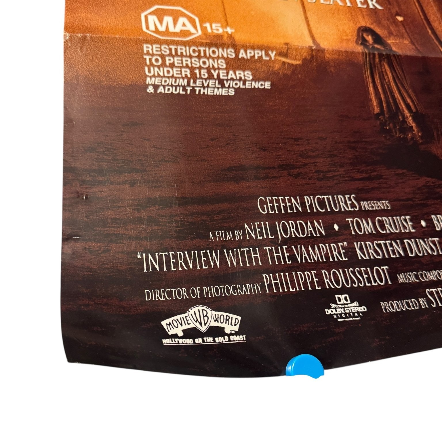 Vintage Interview With The Vampire 1994 One Sheet Movie Poster 27x40 Cruise Pitt