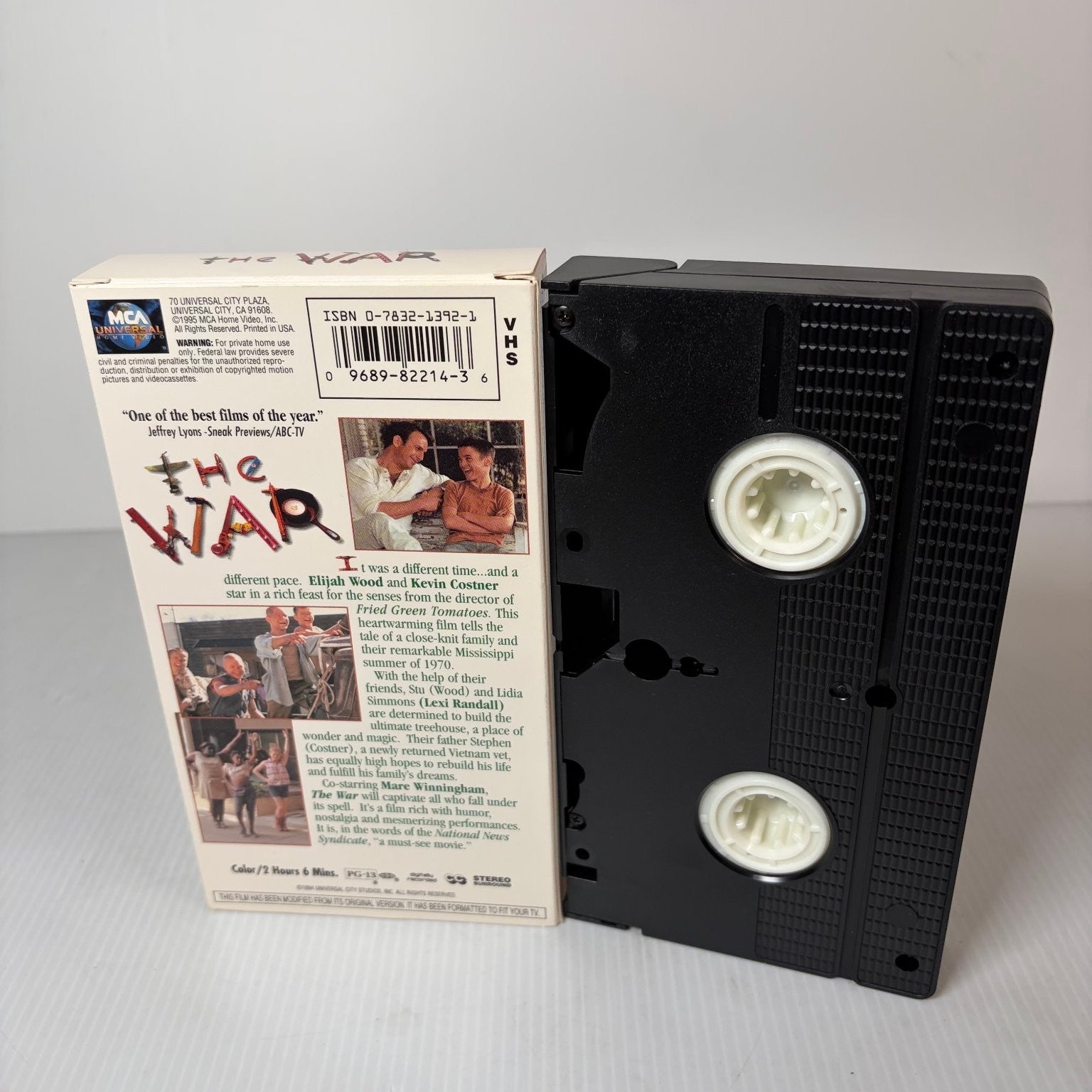 The War VHS 1994 Drama Kevin Costner Elijah Wood Universal Home Video