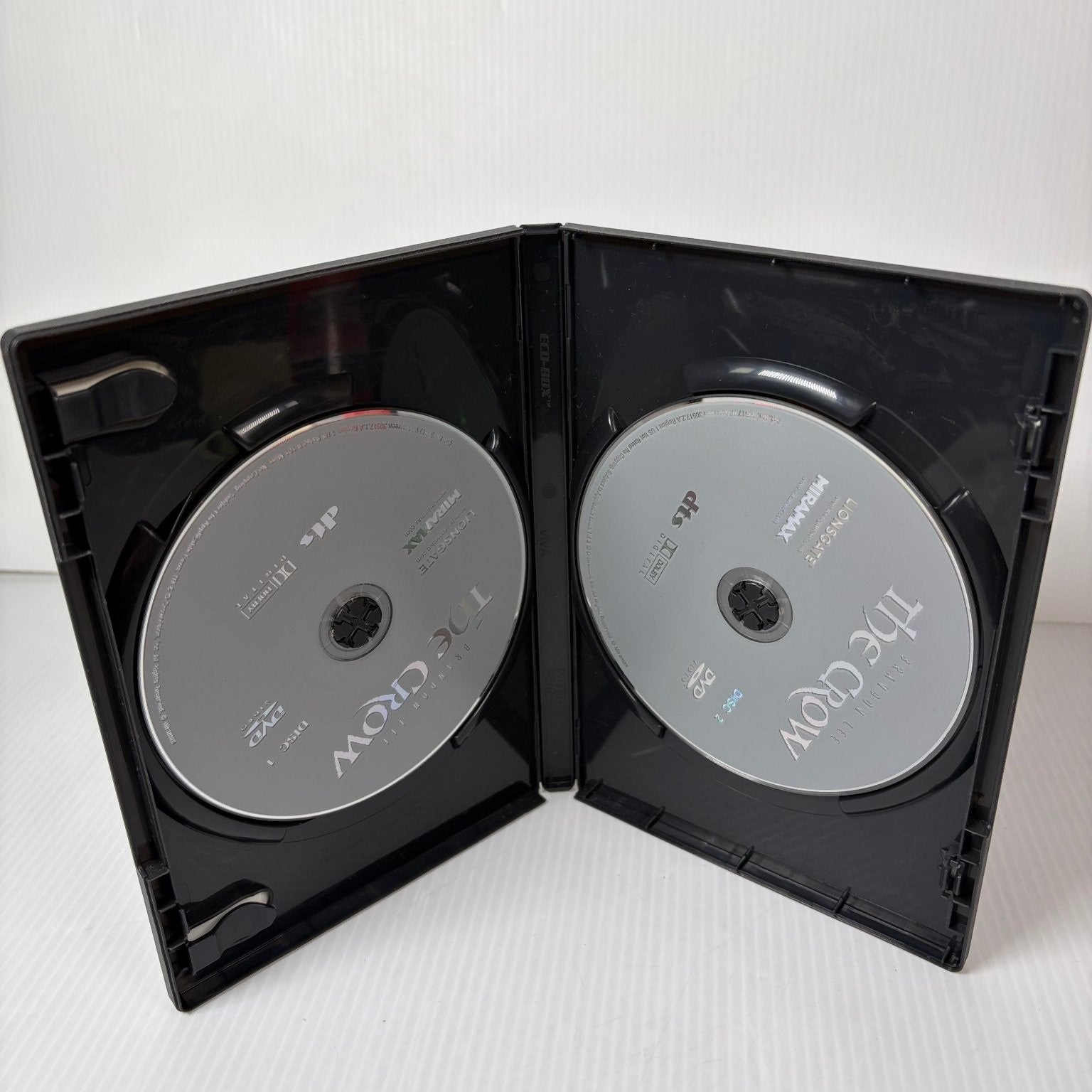The Crow DVD 2001 Miramax Collector's Series Brandon Lee Alex Proyas 2-Disc