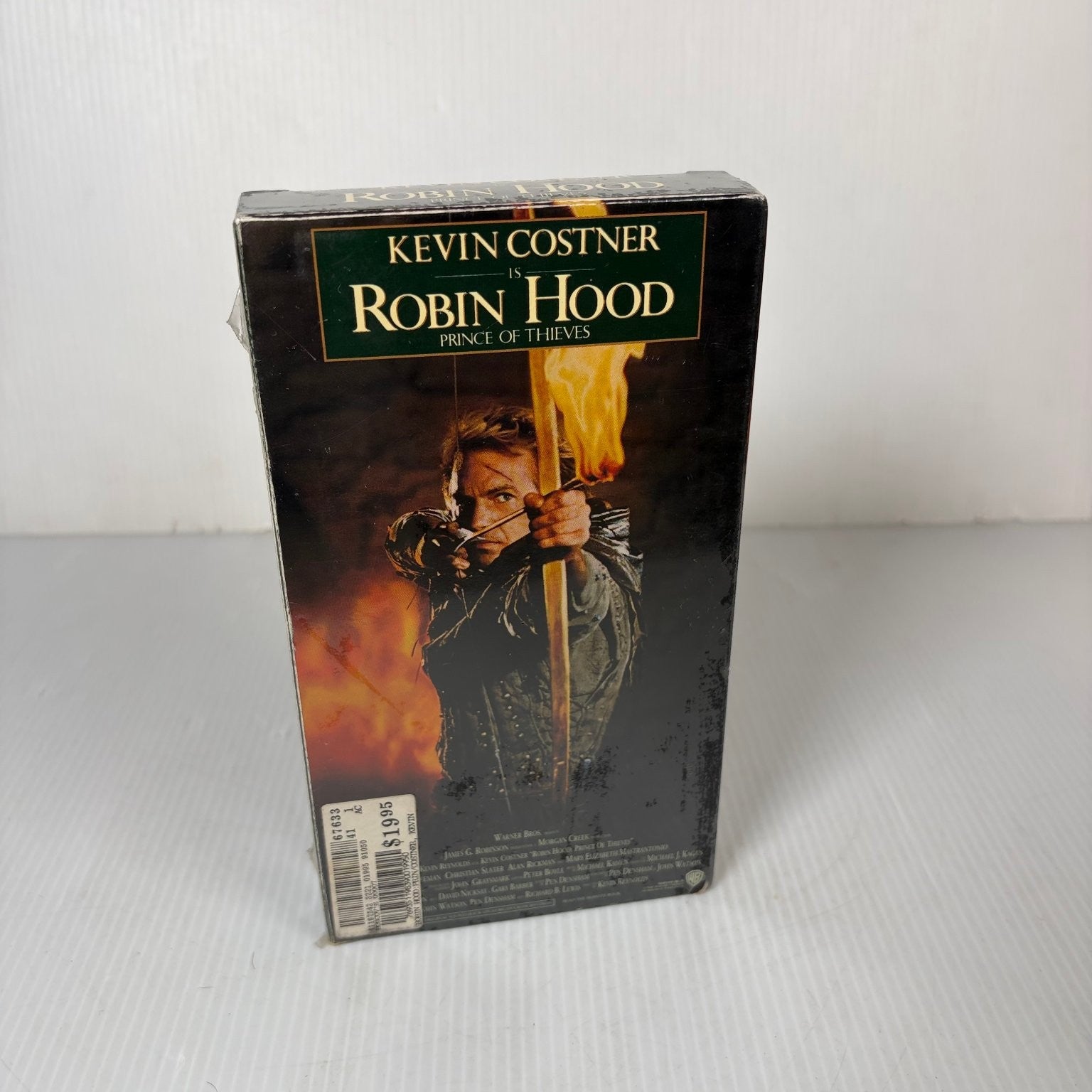 Robin Hood Prince of Thieves VHS 1991 Adventure Kevin Costner Sealed