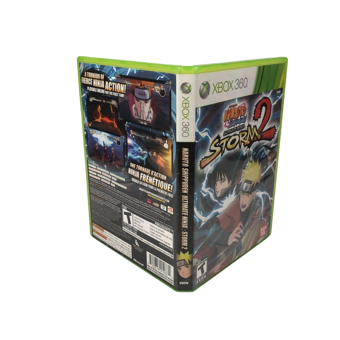 Naruto Shippuden: Ultimate Ninja Storm 2 (Microsoft Xbox 360, 2010) Complete CIB