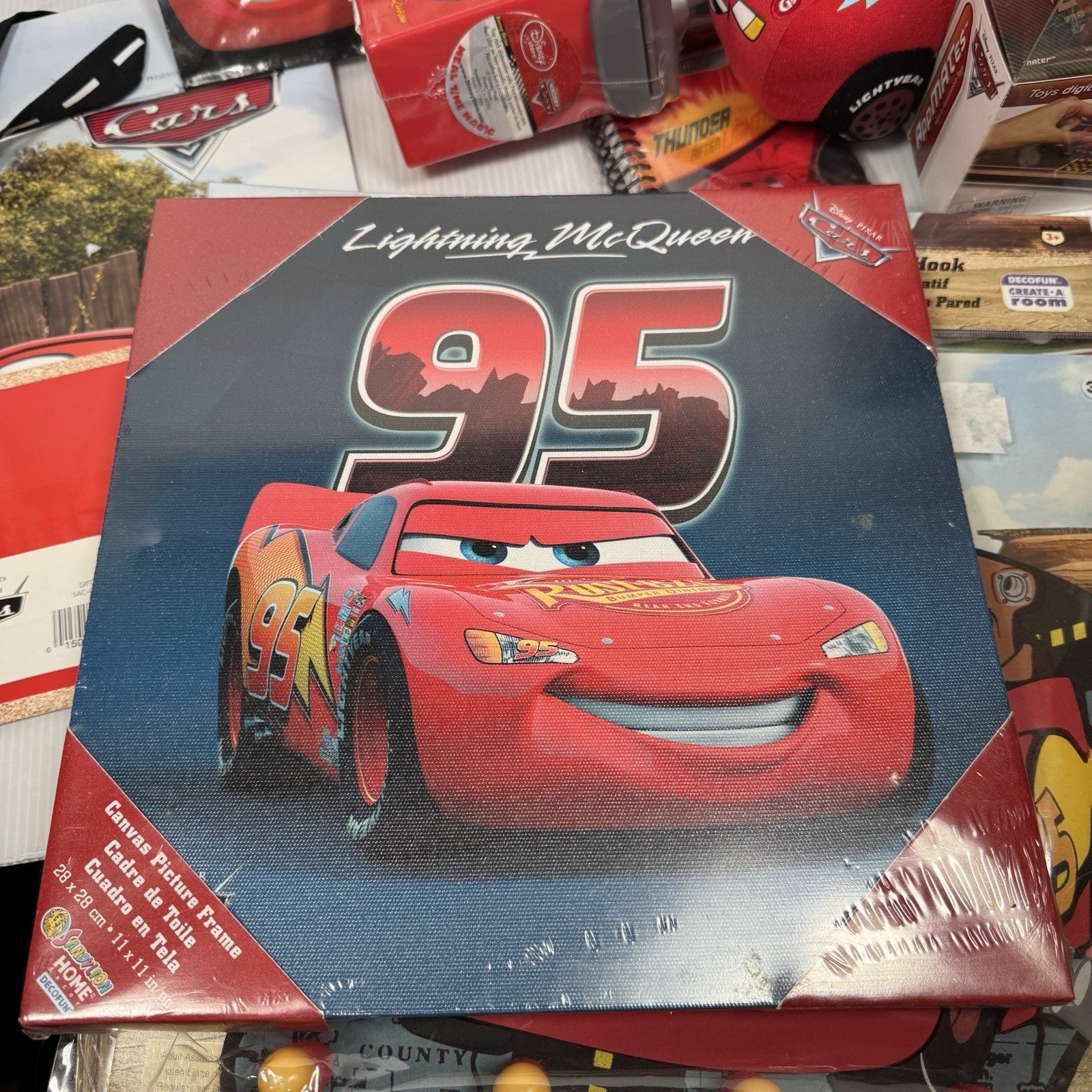 Mixed Lot Of Disney Pixar Cars Decorations, Party Favors & Toys