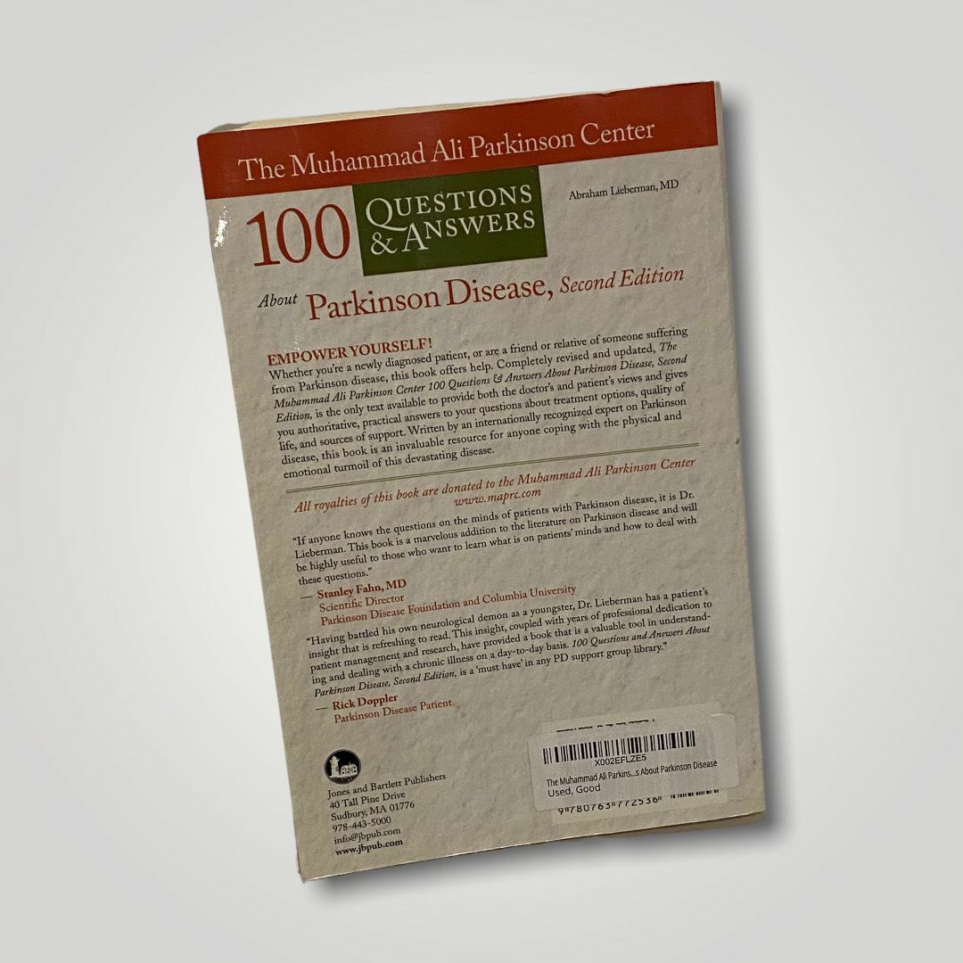 The Muhammad Ali Parkinson Center 100 Questions & Answers By Abraham Lieberman