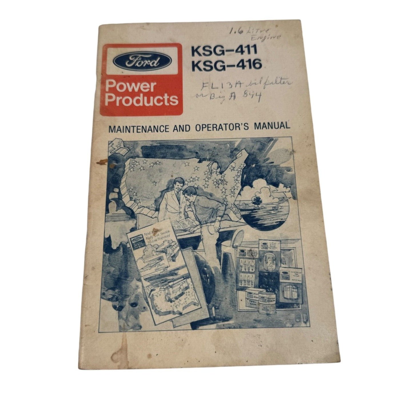 Ford Power Products KSG-411 KSG-416 Maintenance and Operator's Manual