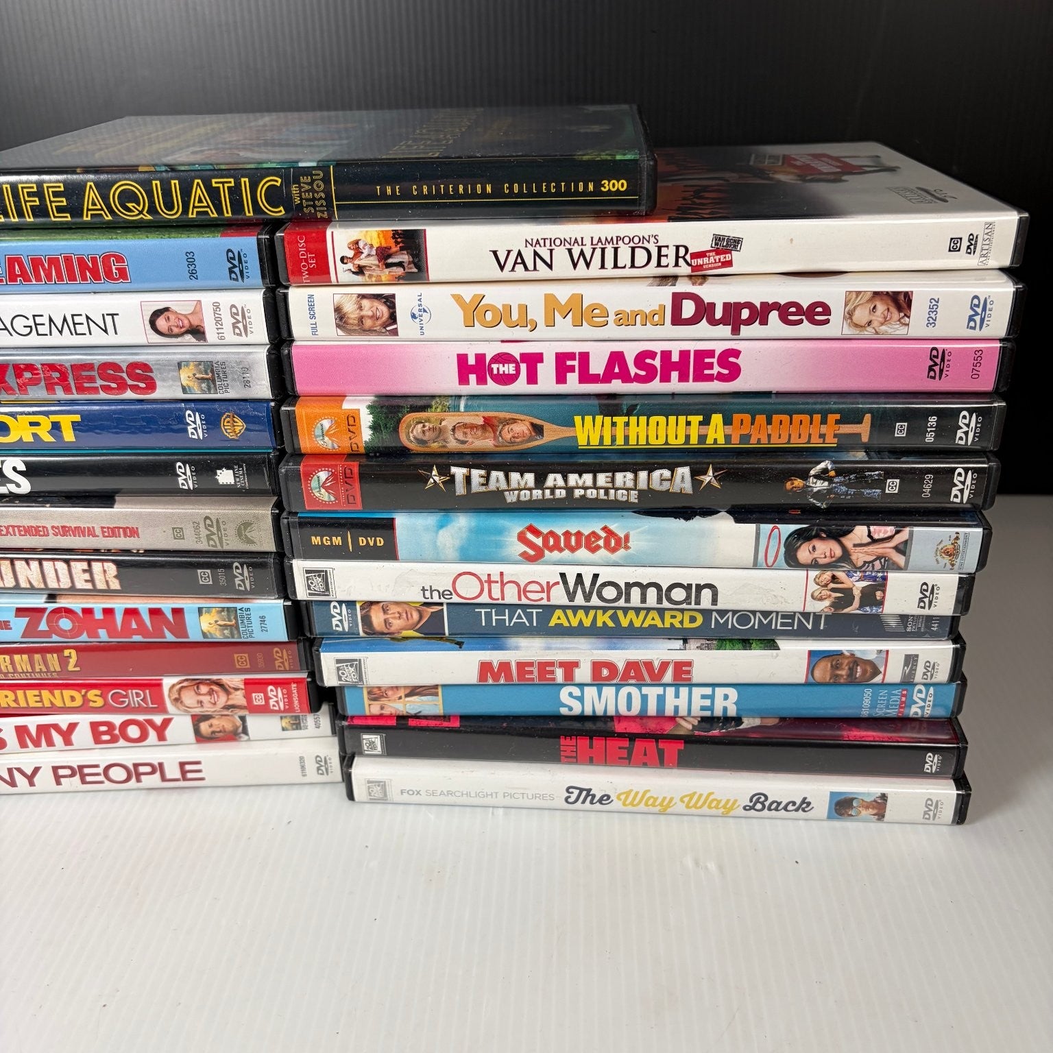 Lot of 25 Comedy Movie DVDs Adam Sandler Happy Madison, Anchorman 2 & More