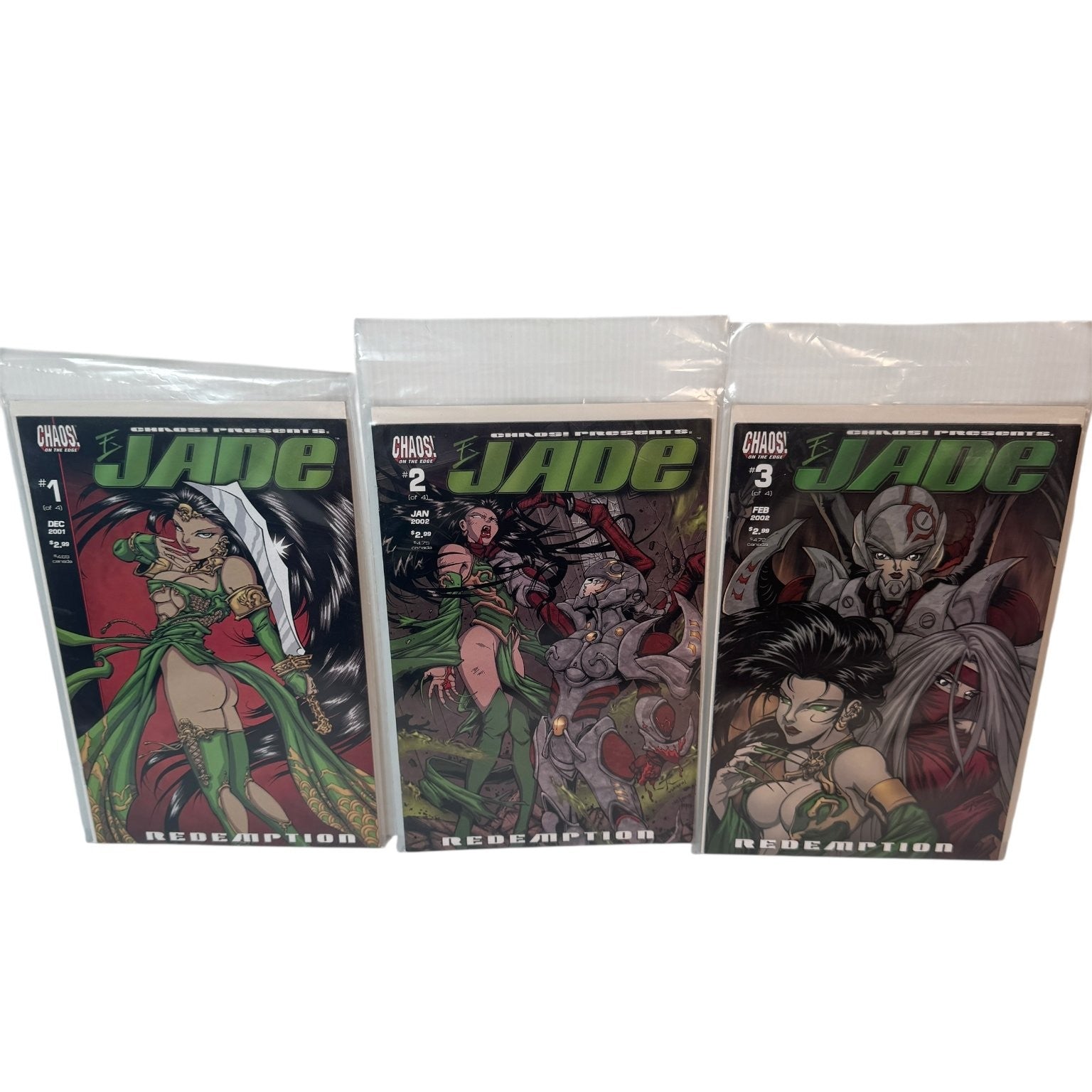 Chaos! Presents Jade #1-4 Redemption + Shi Ju-Nen #1 + Painkiller Jane #1
