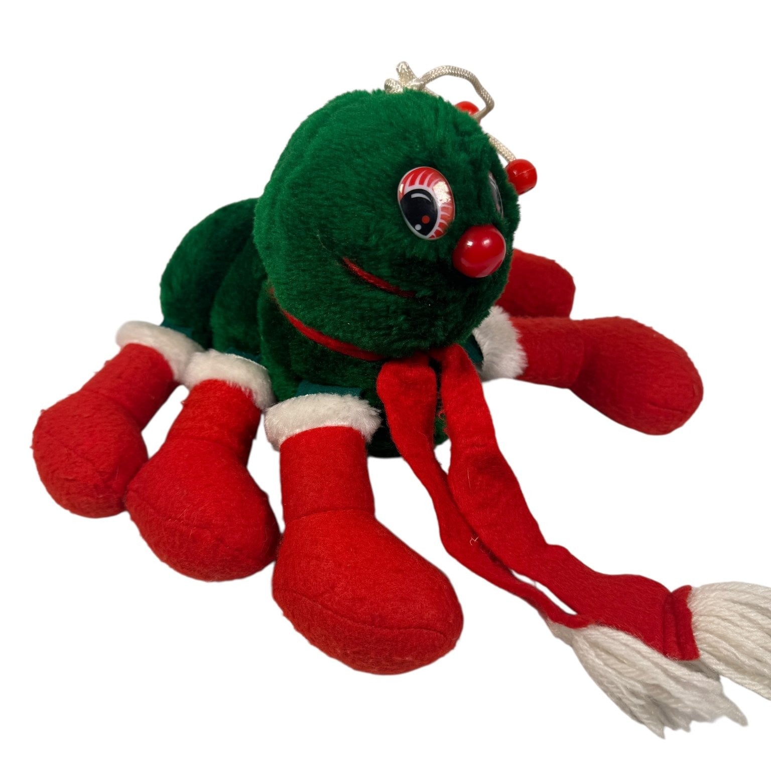 Holiday Lotsa Lotsa Leggggggs Plush Caterpillar Santa Elf Boots & Scarf 6 Feet