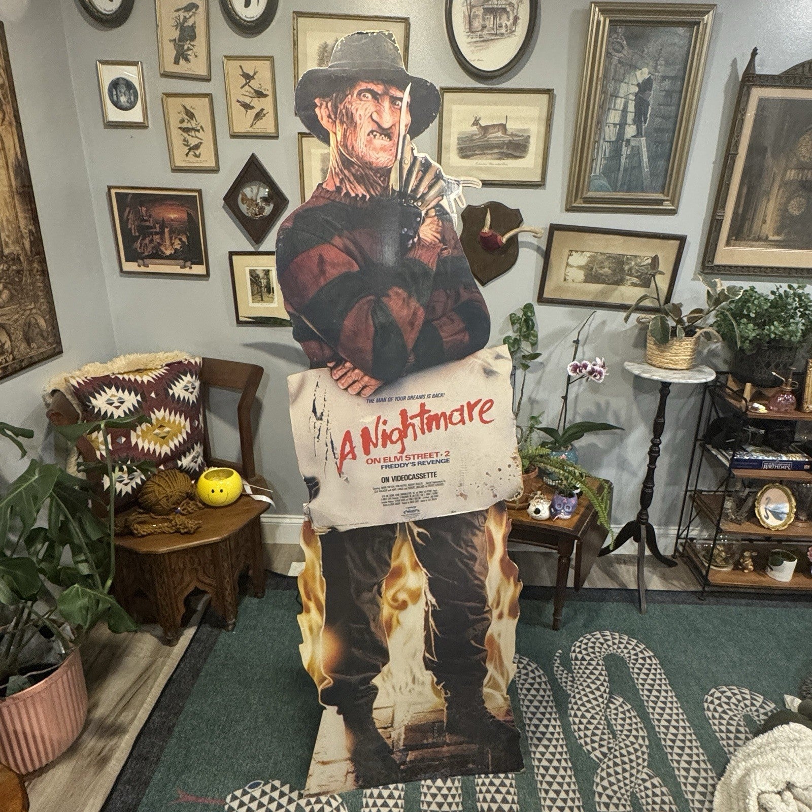 Nightmare On Elm Street 2: Freddy’s Revenge 1986 Life Size Video Store Standee