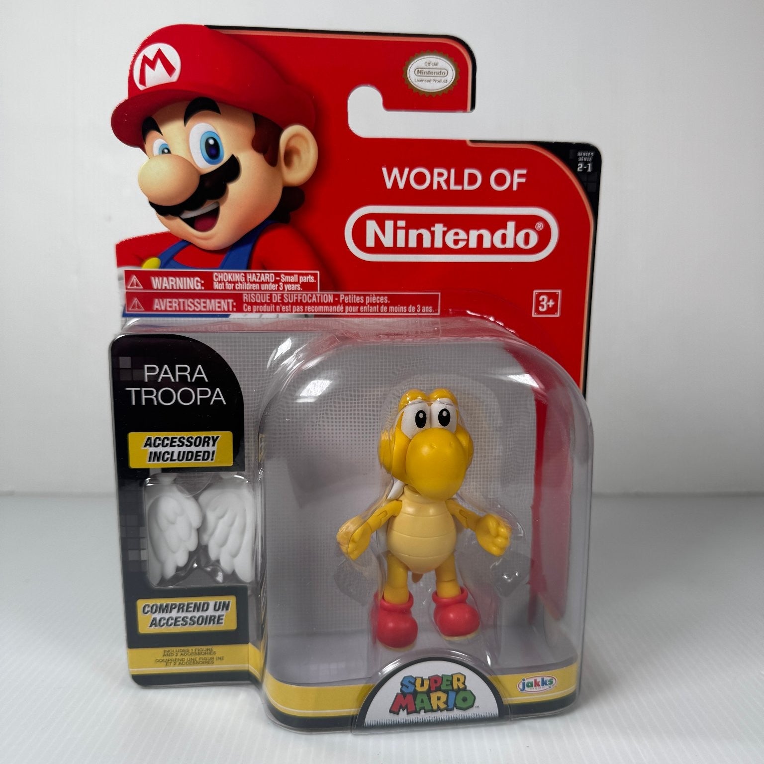 Jakks World of Nintendo Para Troopa 3.5 Inch Figure with Wings Series 2-1