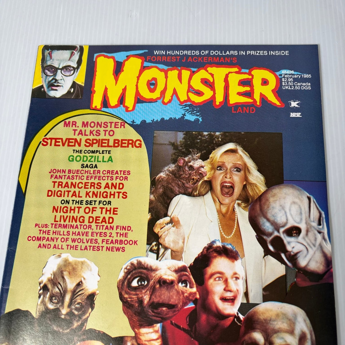 Monster Land Magazine #1 February 1985 Steven Spielberg Godzilla Horror Sci-Fi