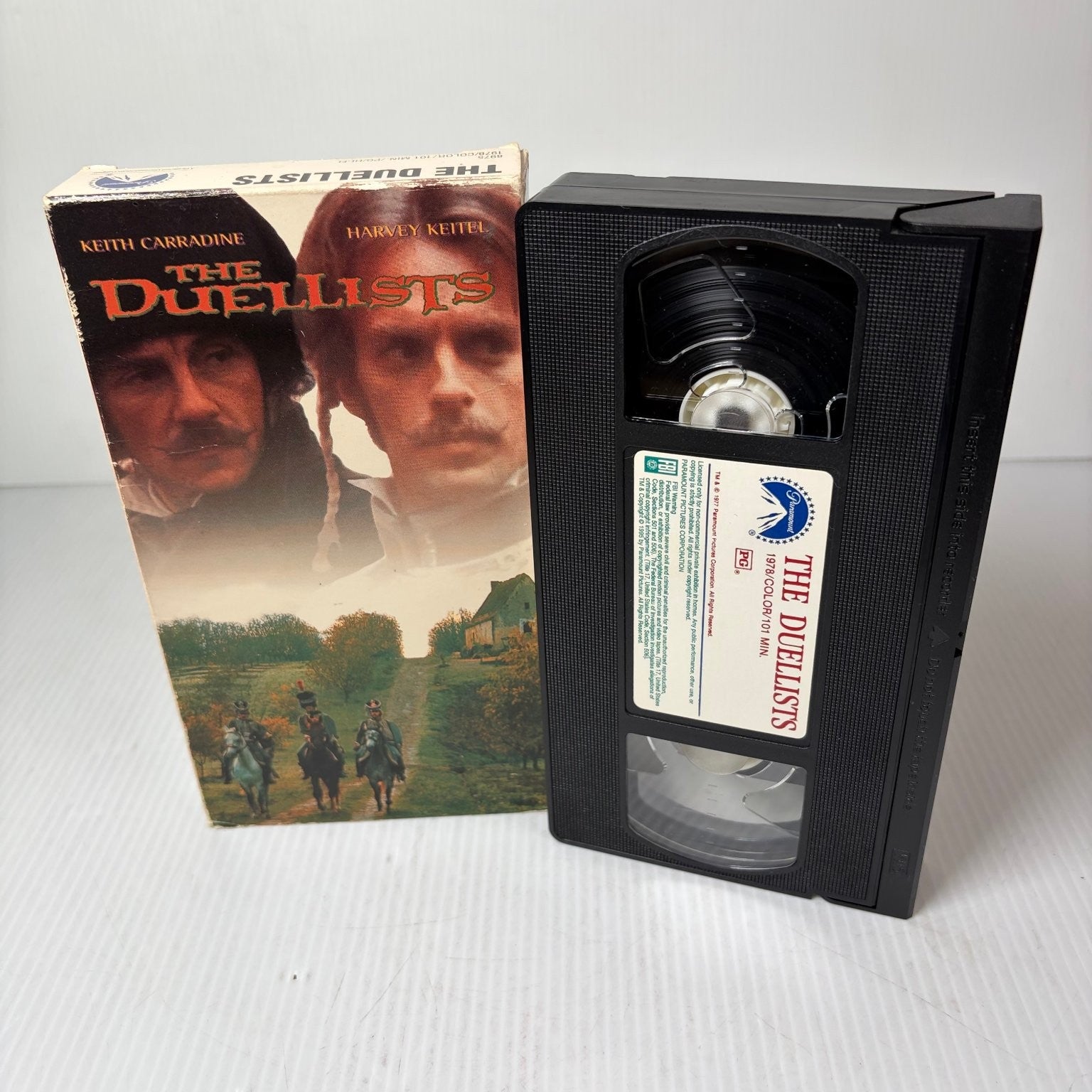 The Duellists VHS 1977 Action Adventure Ridley Scott Paramount Pictures