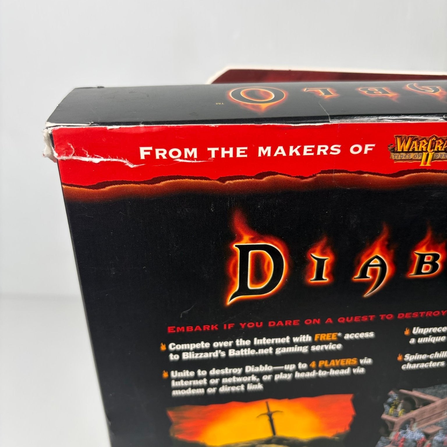 Diablo Game of the Year Gatefold Big Box PC Video Game Blizzard Complete