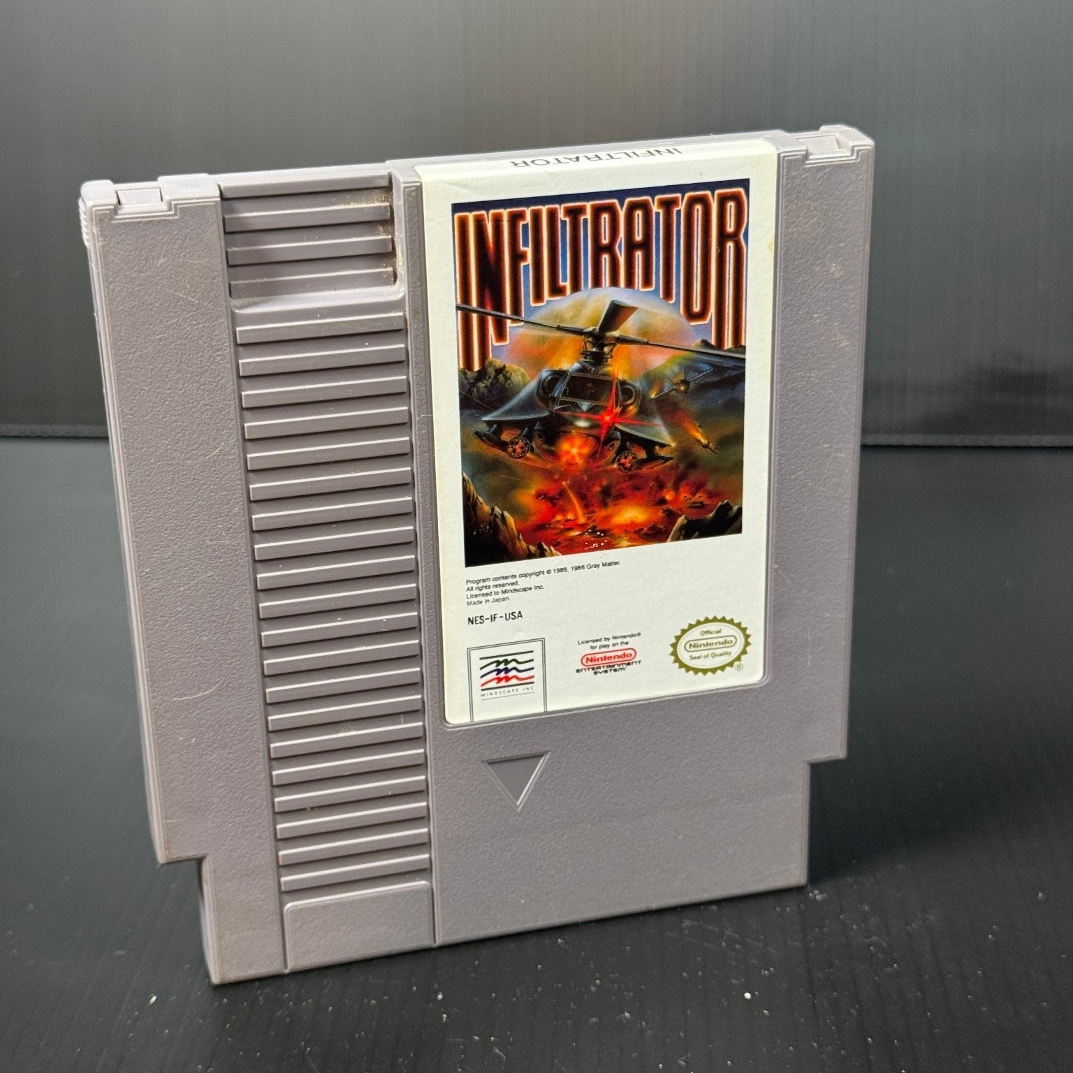 Infiltrator NES Nintendo Entertainment System Video Game Cartridge Only