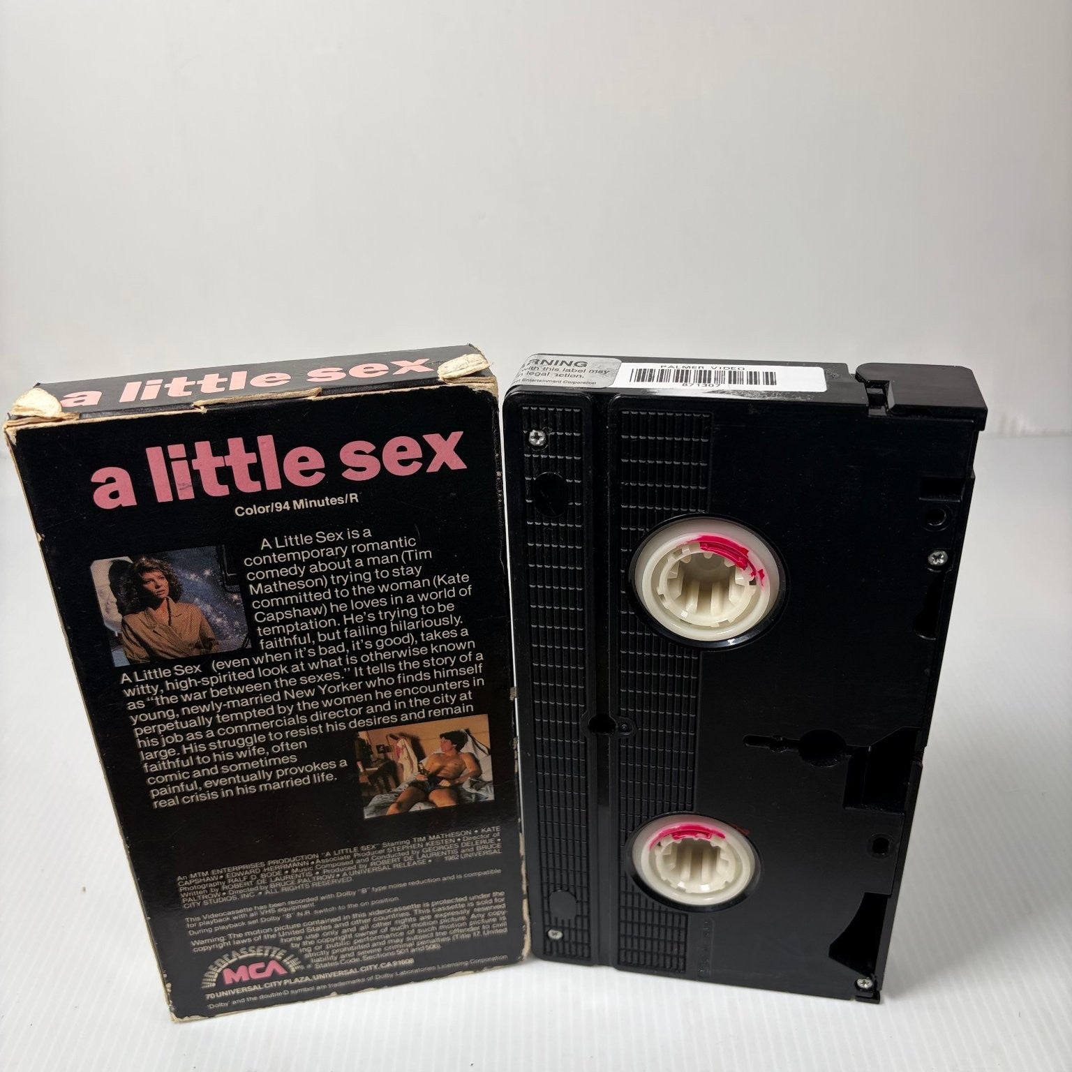 A Little Sex VHS 1982 Romantic Comedy Tim Matheson MCA Home Video