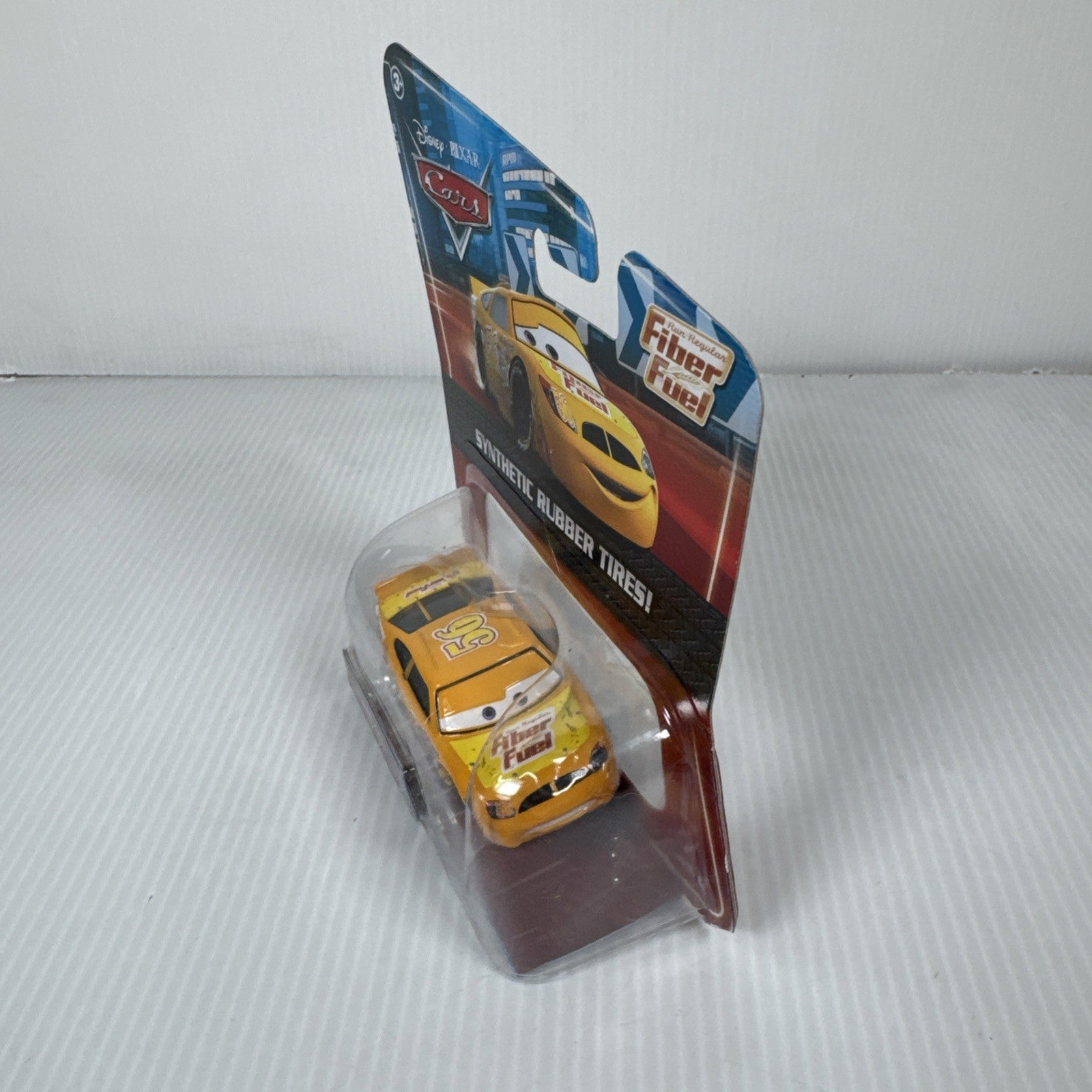 Disney Pixar Cars Movie Exclusive Synthetic Rubber Tires Fiber Fuel #56 Car