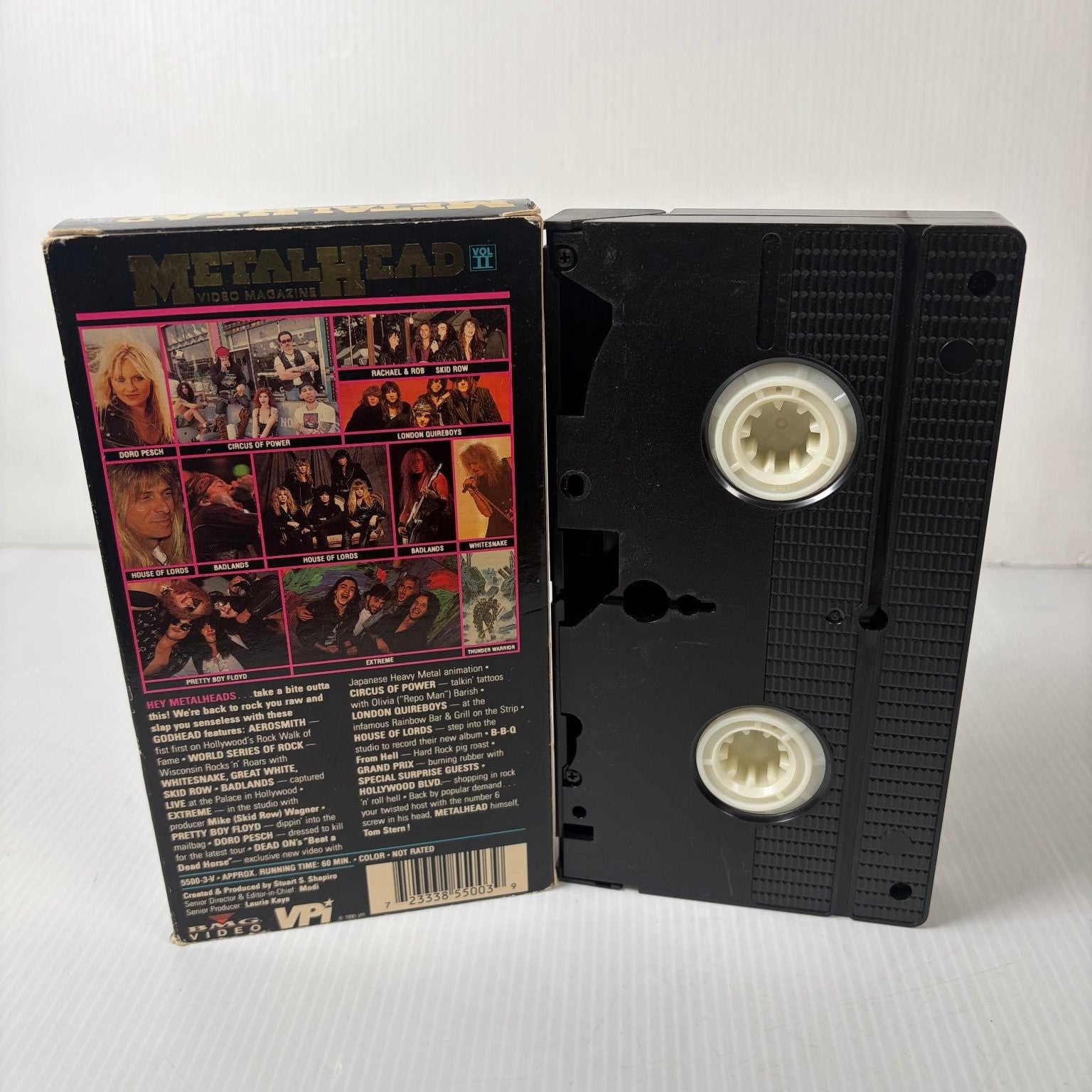 METAL HEAD Video Magazine Vol II VHS 1989 Heavy Metal BMG VPI